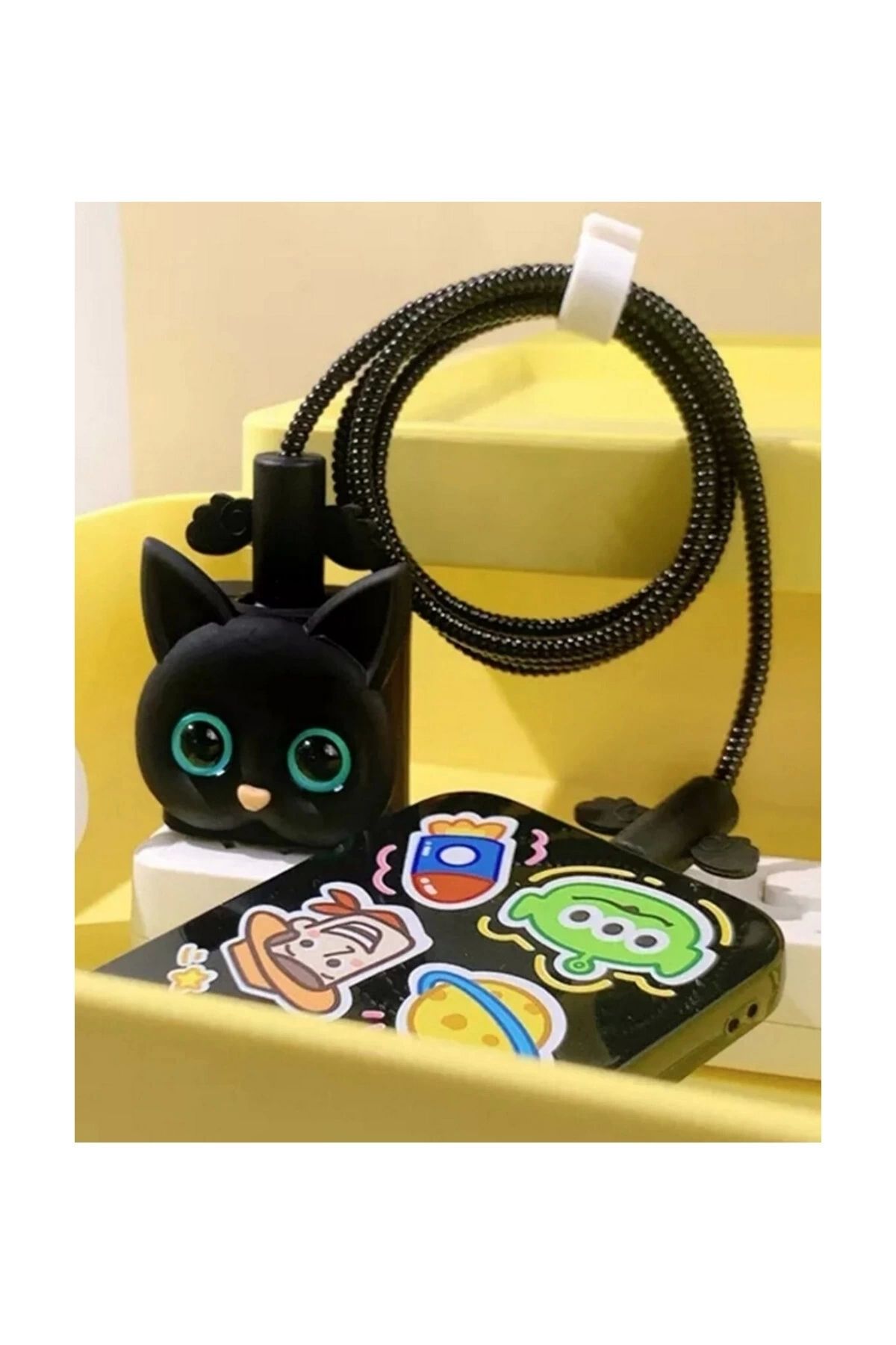 No8 Home Iphone 18w/20w Uyumlu Şarj Aleti Kılıfı, Şarj Kablosu Örme Aparatı, Toparlayıcı,
