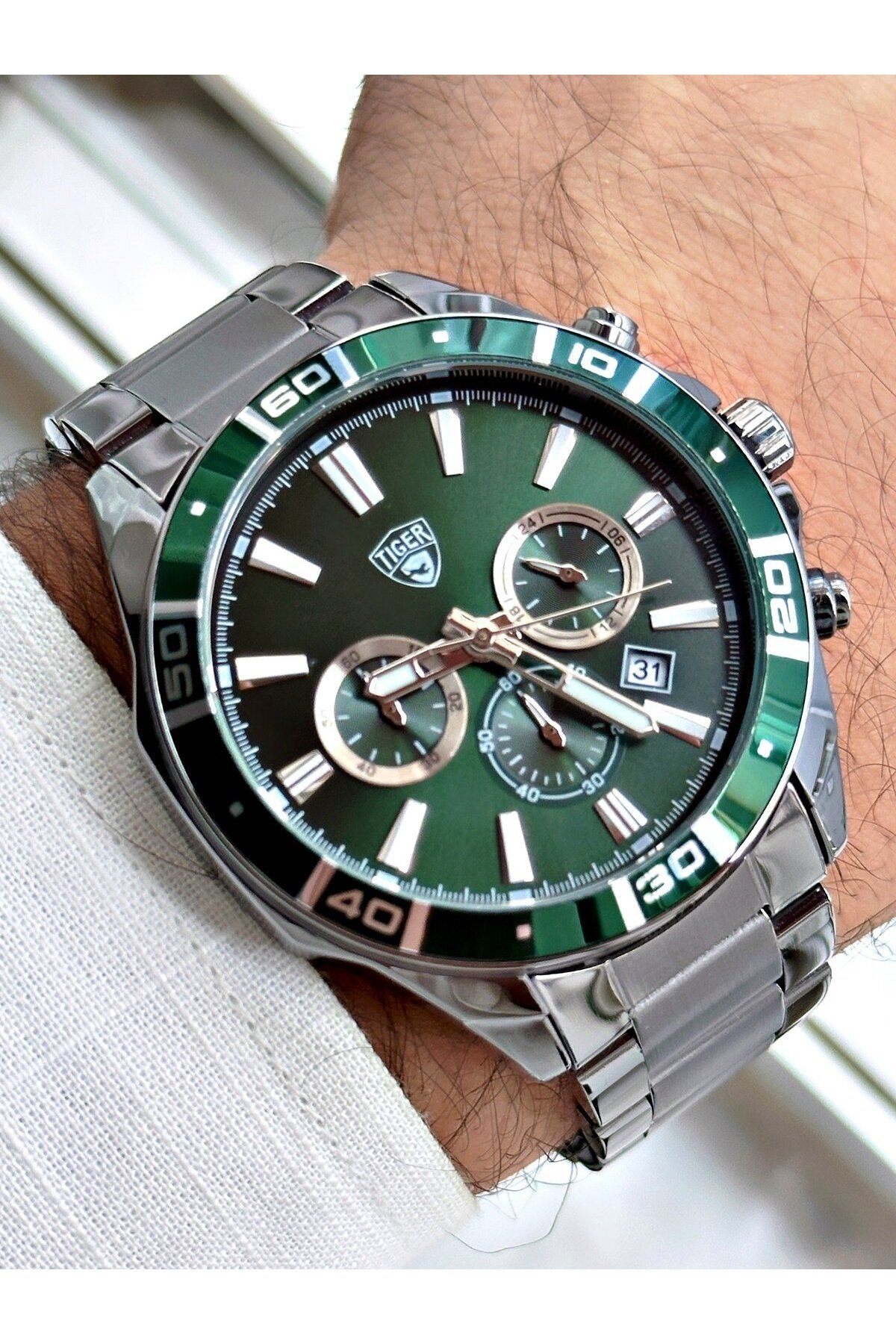 Tiger TI-617F TIGER ÇELİK ERKEK SAATİ