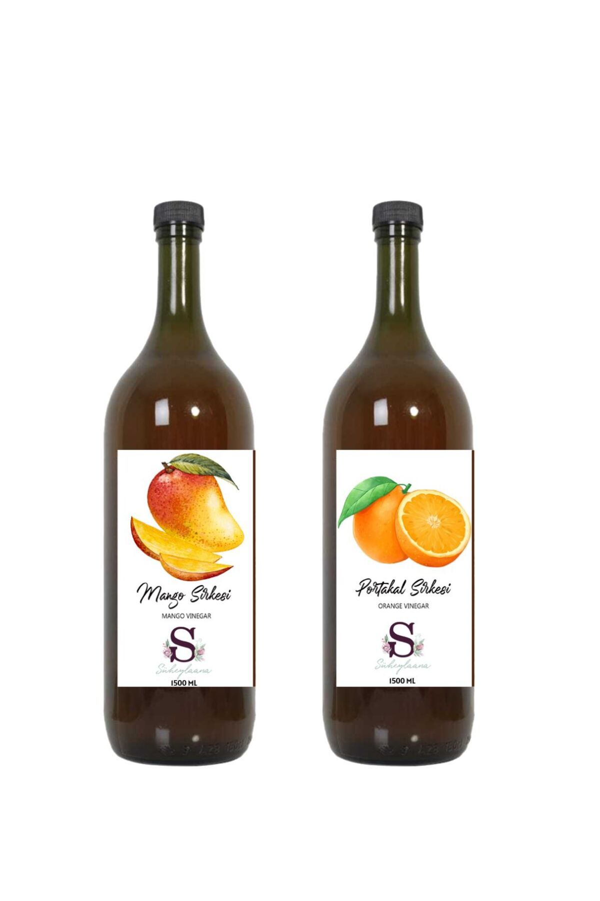 Süheylaana Doğal Mango Sirkesi 1500 Ml - Doğal Portakal Sirkesi 1500 Ml