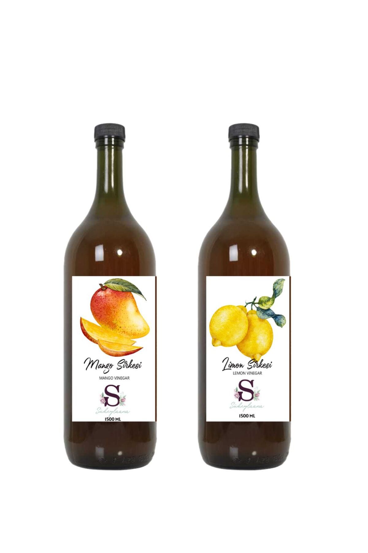 Süheylaana Doğal Mango Sirkesi 1500 Ml - Doğal Limon Sirkesi 1500 Ml