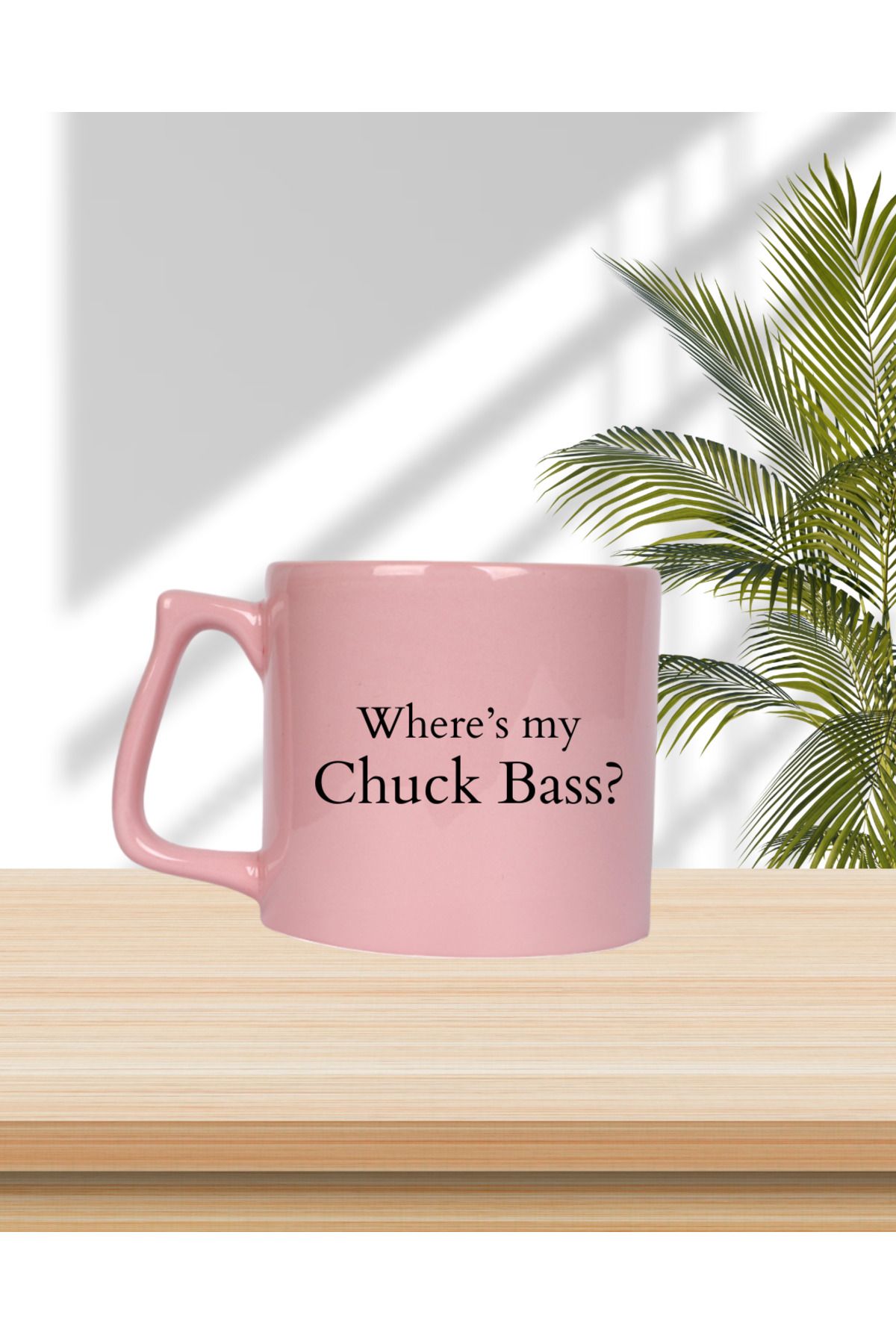 Home Where's My Chuck Bass? Pembe Kupa Mug Bardak Hediyelik