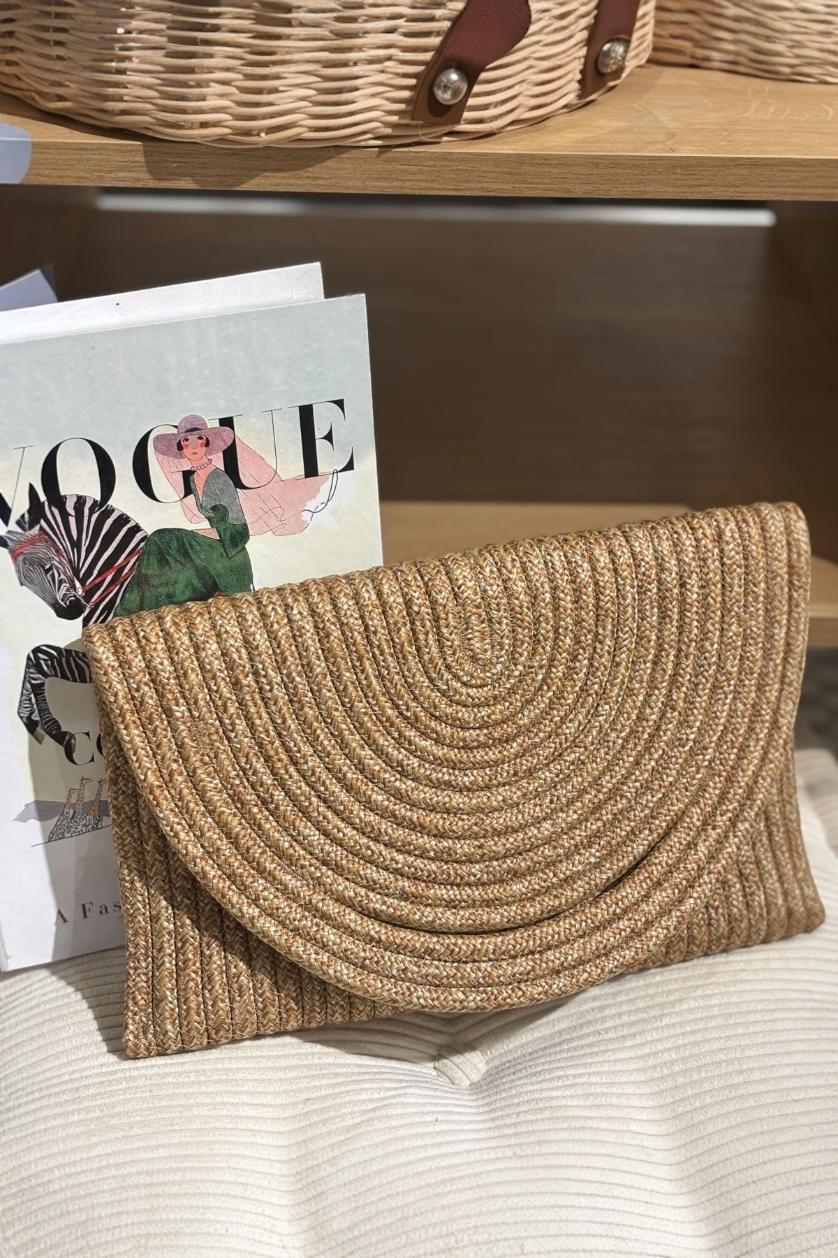 MaVaux El Geçirme Detaylı Zarf Portföy Clutch Çanta