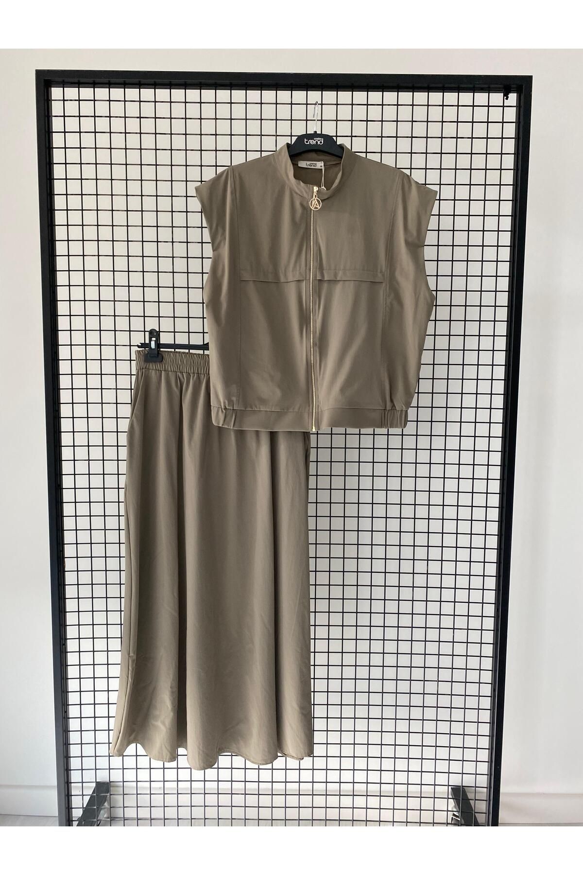 Armine TREND Yeni Sezon Kolsuz Etekli Takım 25DSB613 Modaayka