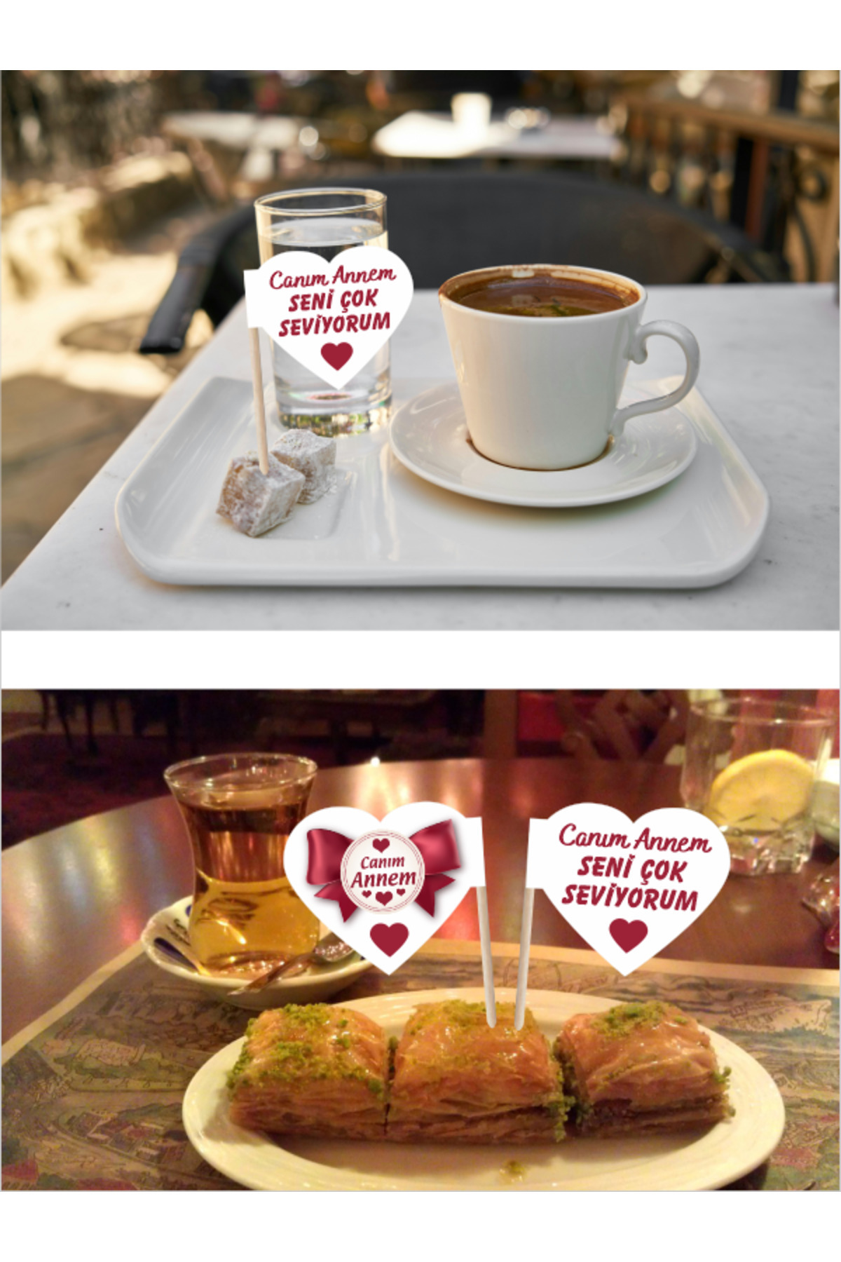 Home-My Dear Mom I Love You so Much Written Toothpicks for Your Special Mother's Day Presents 10cm 30 Pieces 5