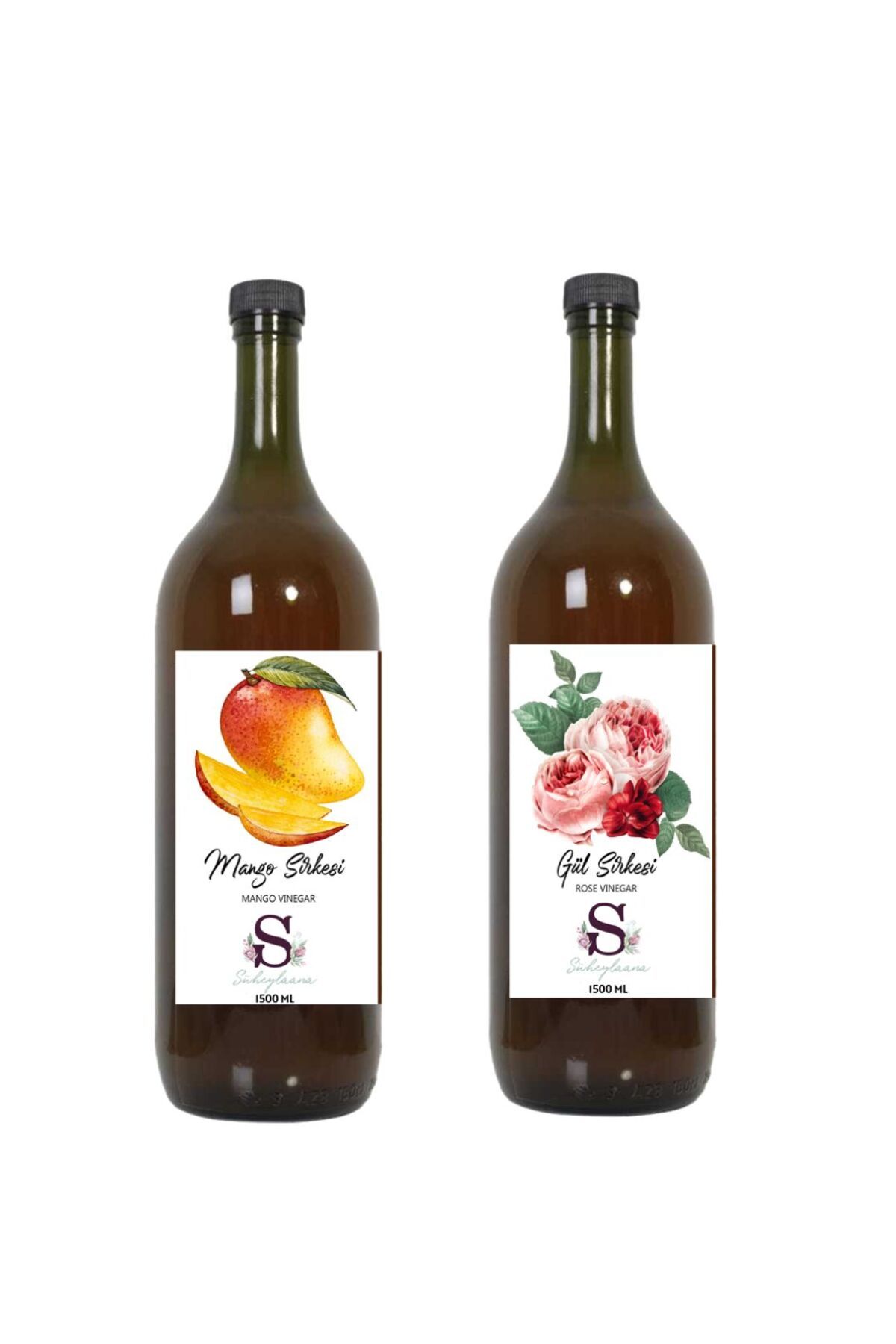 Süheylaana Doğal Mango Sirkesi 1500 Ml - Doğal Gül Sirkesi 1500 Ml
