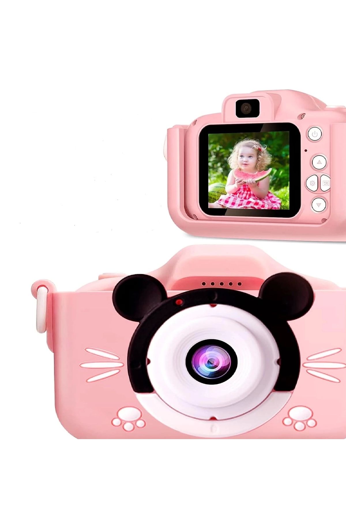 No8 Home Çocuk Dijital Fotoğraf Makinası 20 Mp Video Kaydedici 2.0 İnç Çift Kameralı