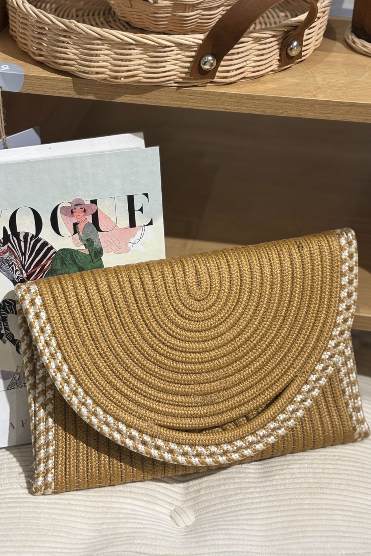 MaVaux El Geçirme Detaylı Zarf Portföy Clutch Çanta