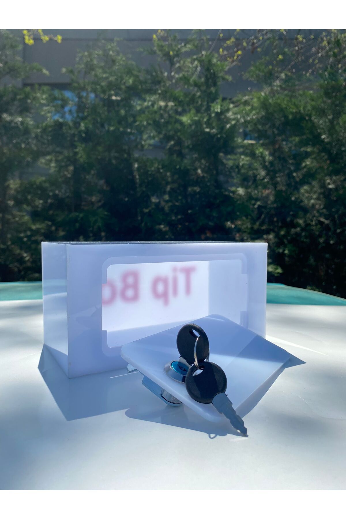 Pleksistore-White Small Plexi Type Box 3
