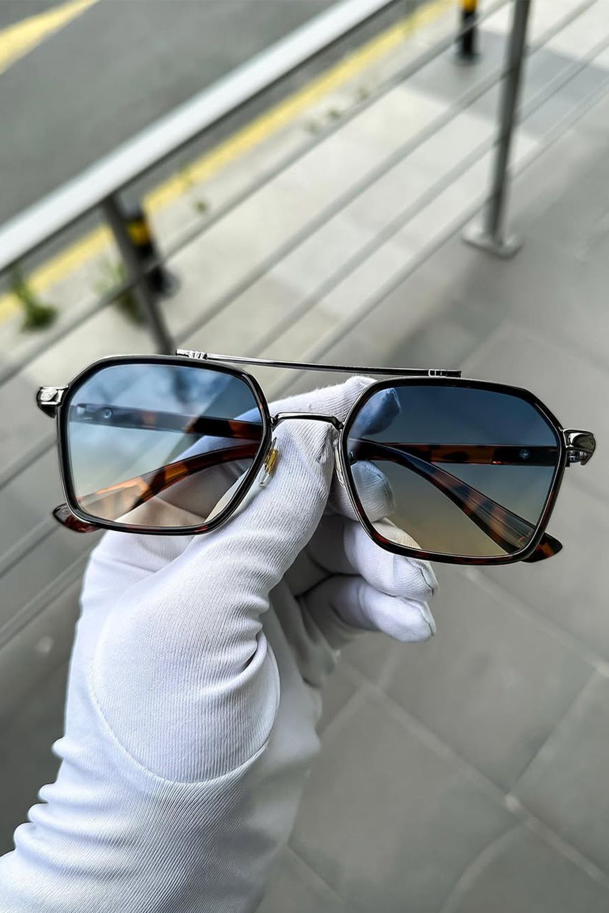Roger Bacon Premium Unisex Güneş Gözlüğü Uv400 Koruma Degrade Cam