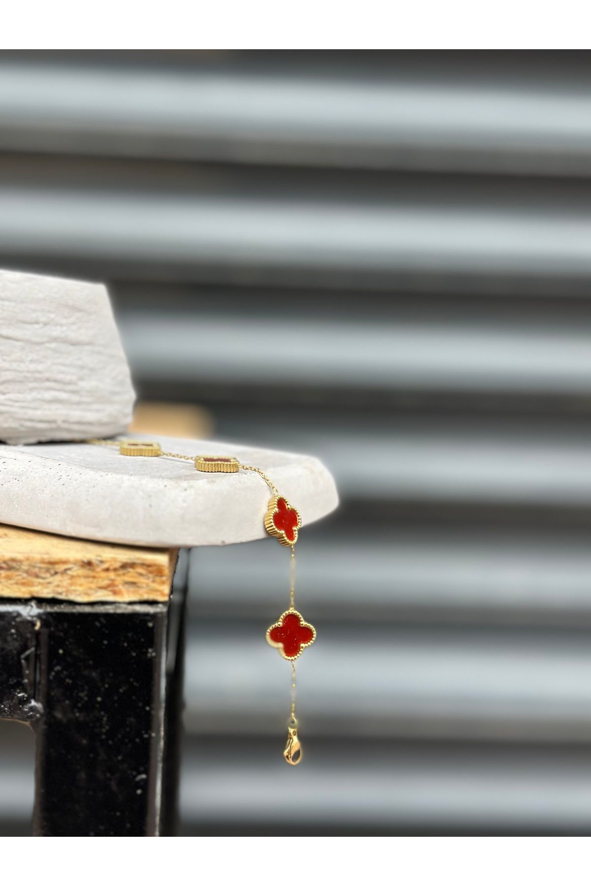 staınless steel Van Cleef Çelik Bileklik