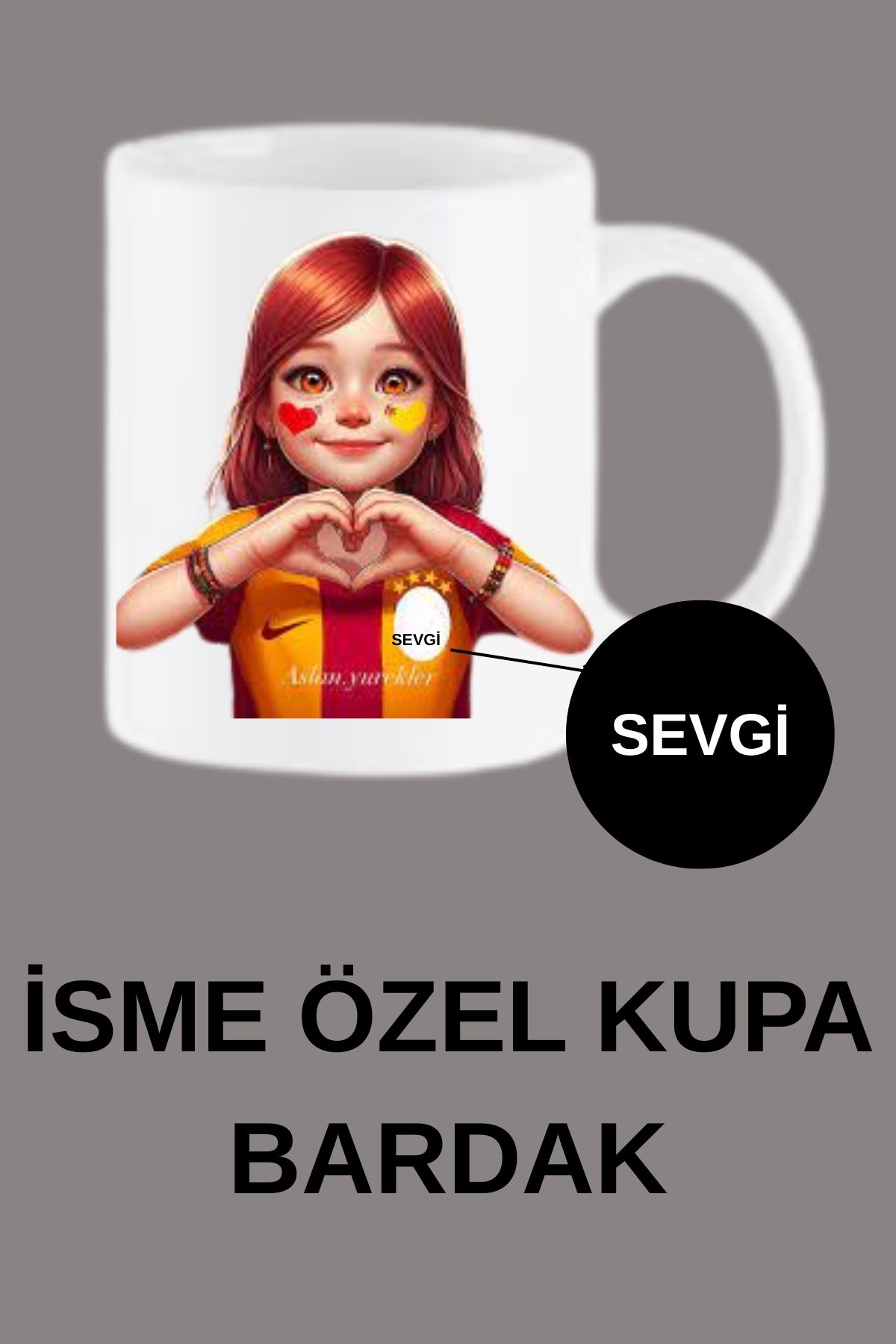 GM CAPELLA Taraftar kupa bardak Taraftar Ürünleri Futbol Kupa Bardak İsme Özel Hediyelik Kupa Bardak