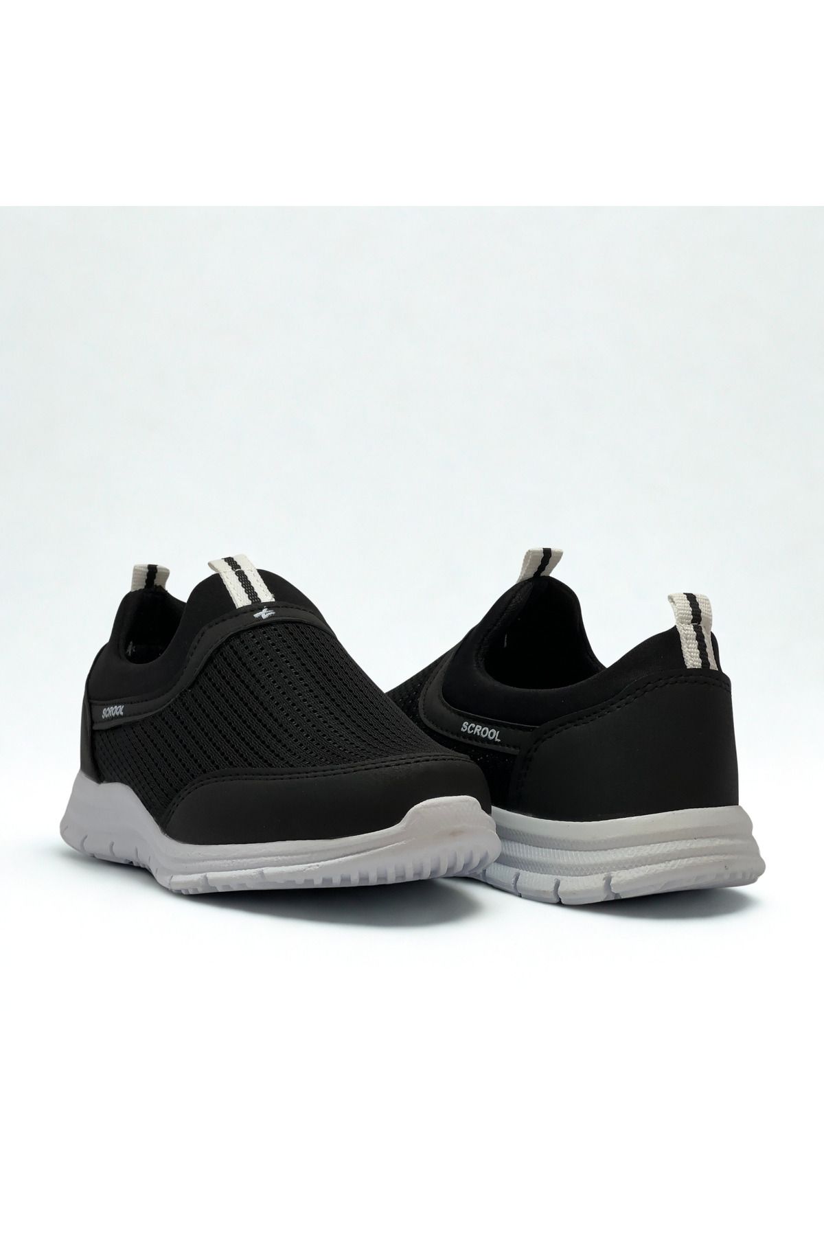 Scrooll Fileli Günlük Rahat Slip-On Spor Ayakkabı