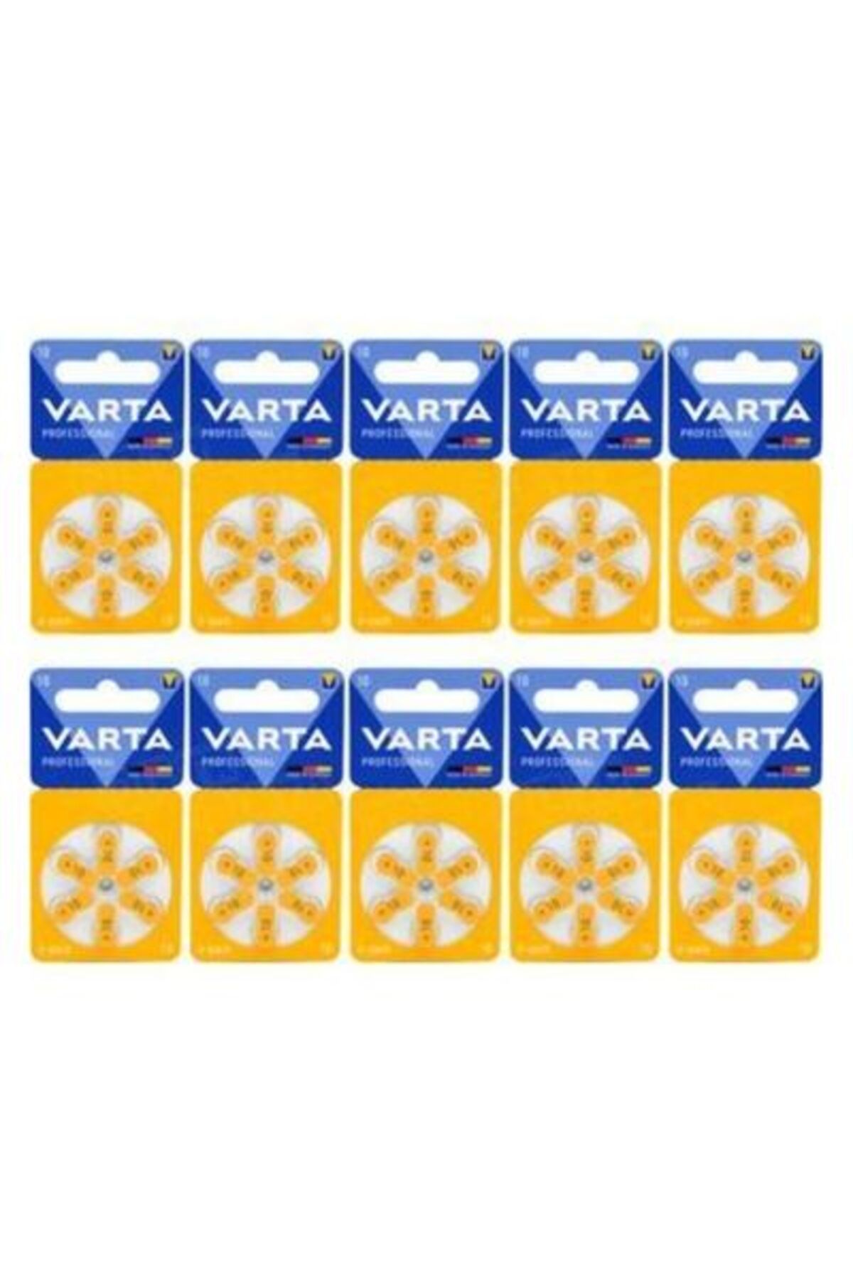 Varta 10 Numara Kulak İşitme Cihazı Pili 10 Paket Kutu