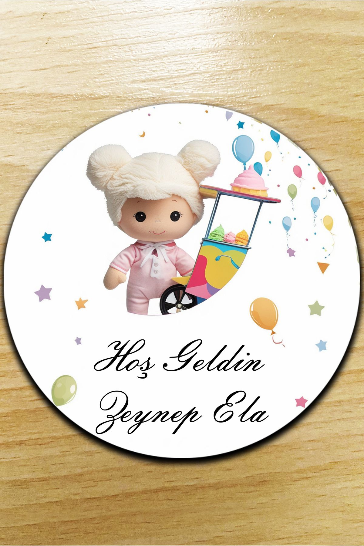 Emr Store Oyuncak bebek ve dondurma arabası Magnet Bebek Magnet 10 Adet Hediyelik Çocuk Magnet
