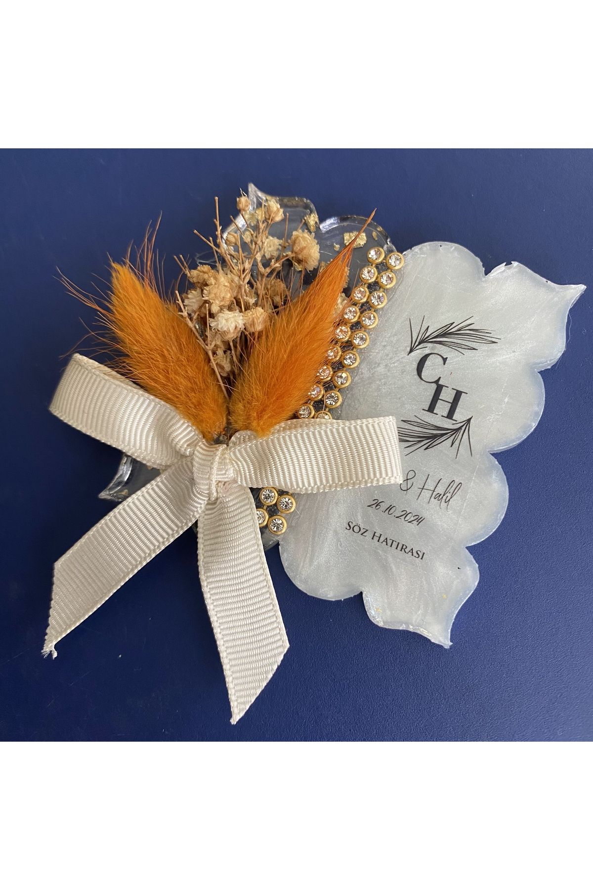 Waaw Store Riva Lüx Işıl Grogren Gala | Söz Nişan Nikah Magneti | Mevlid Anneler Günü Hediyelik 24 Adet