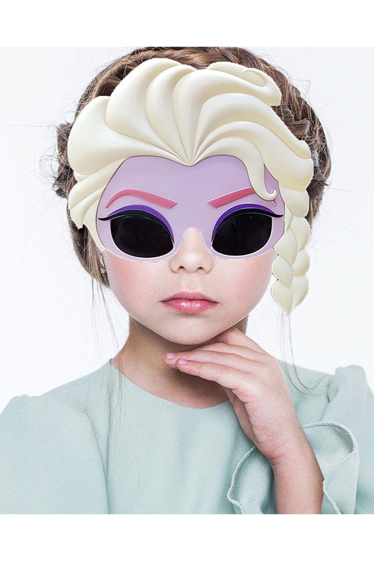 STOREMAX Karlar Ülkesi Frozen Elsa Temalı Parti Gözlüğü 19x21 cm (5047)
