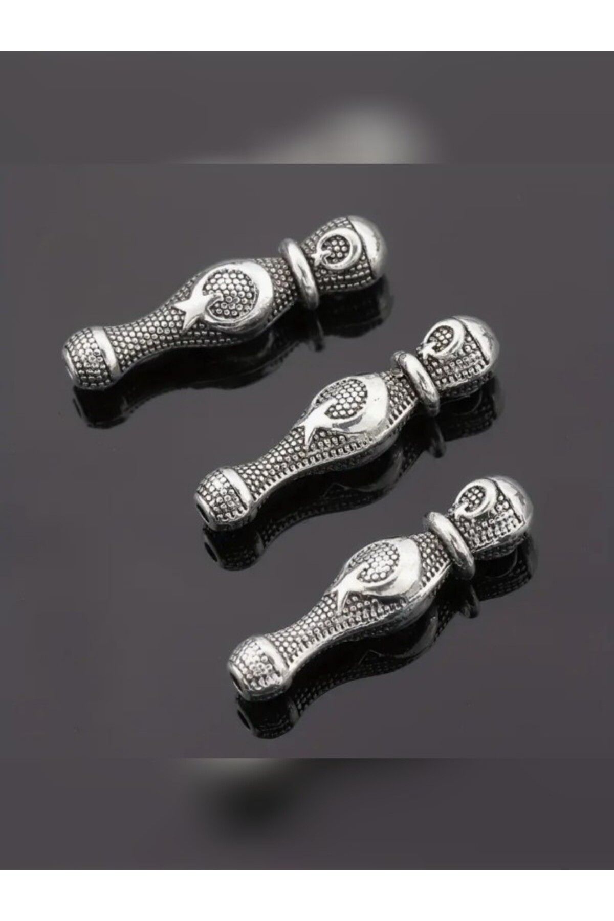 THAD METAL TESBİH İMAMESİ AYYILDIZ 7 ADET