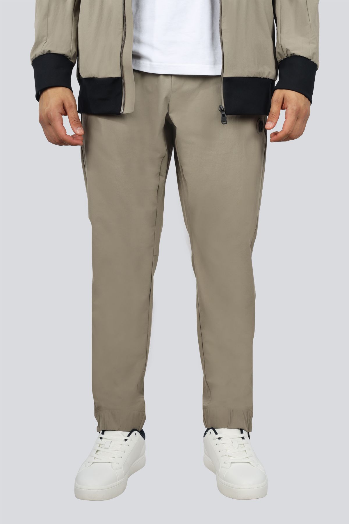 ست گرمکن مردانه ZIPPER FIT معمولی مناسب آستین بلند و قرمز رنگ مجموعه ای از لباس های ورزشی خاکستری 50531912 334 BOSS