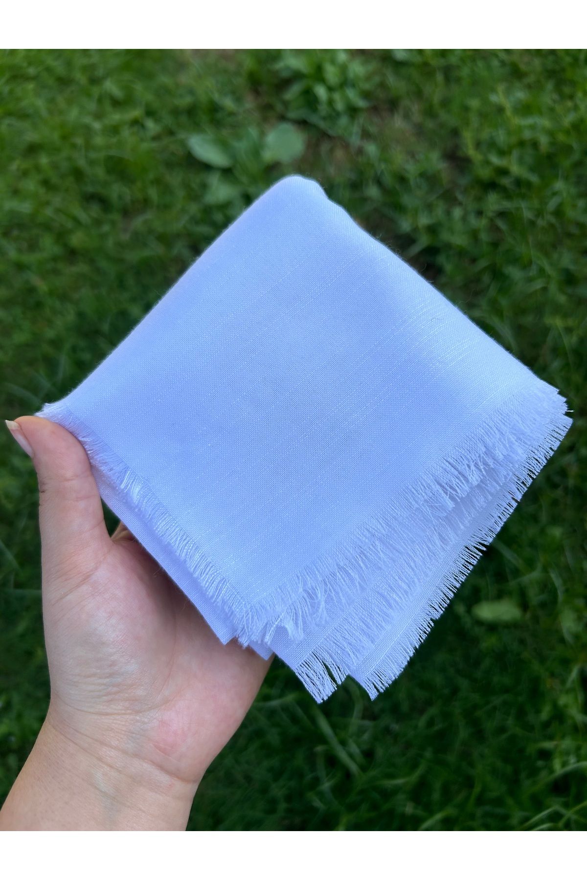 Sümeyye çeyiz flamlı yazma 100x100 cm pamuklu tülbent
