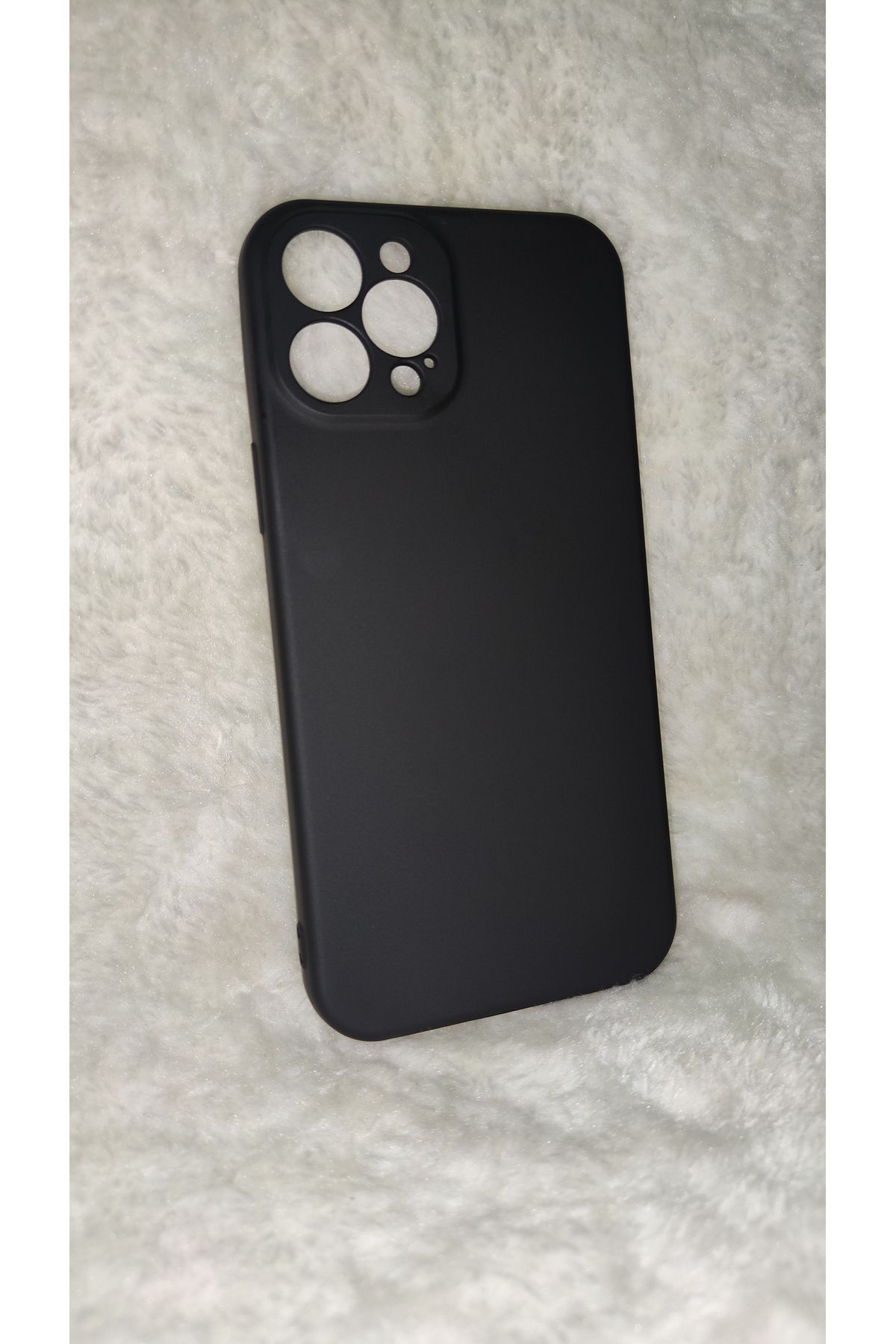 QEM IPHONE 12 PRO MAX YUMUŞAK DOKULU LANSMAN KILIF