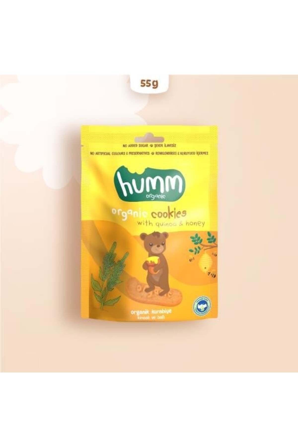 NEZADE STORE Humm Organik Ballı ve Kinoalı Kurabiye 55 Gr