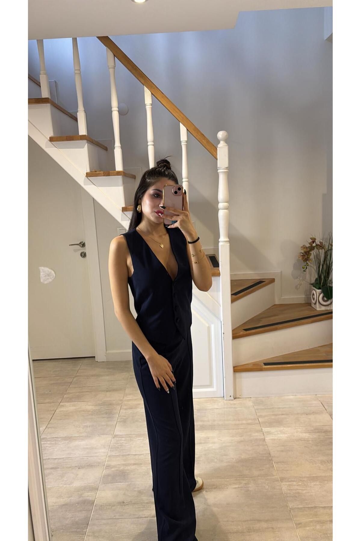 Rüyagibimoda Kadın lacivert takım