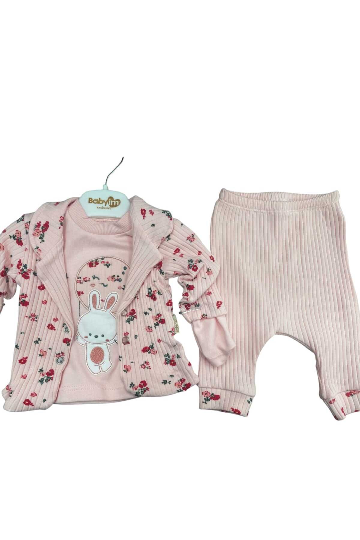 Babyim KIZ BEBEK ÜÇLÜ TAKIM