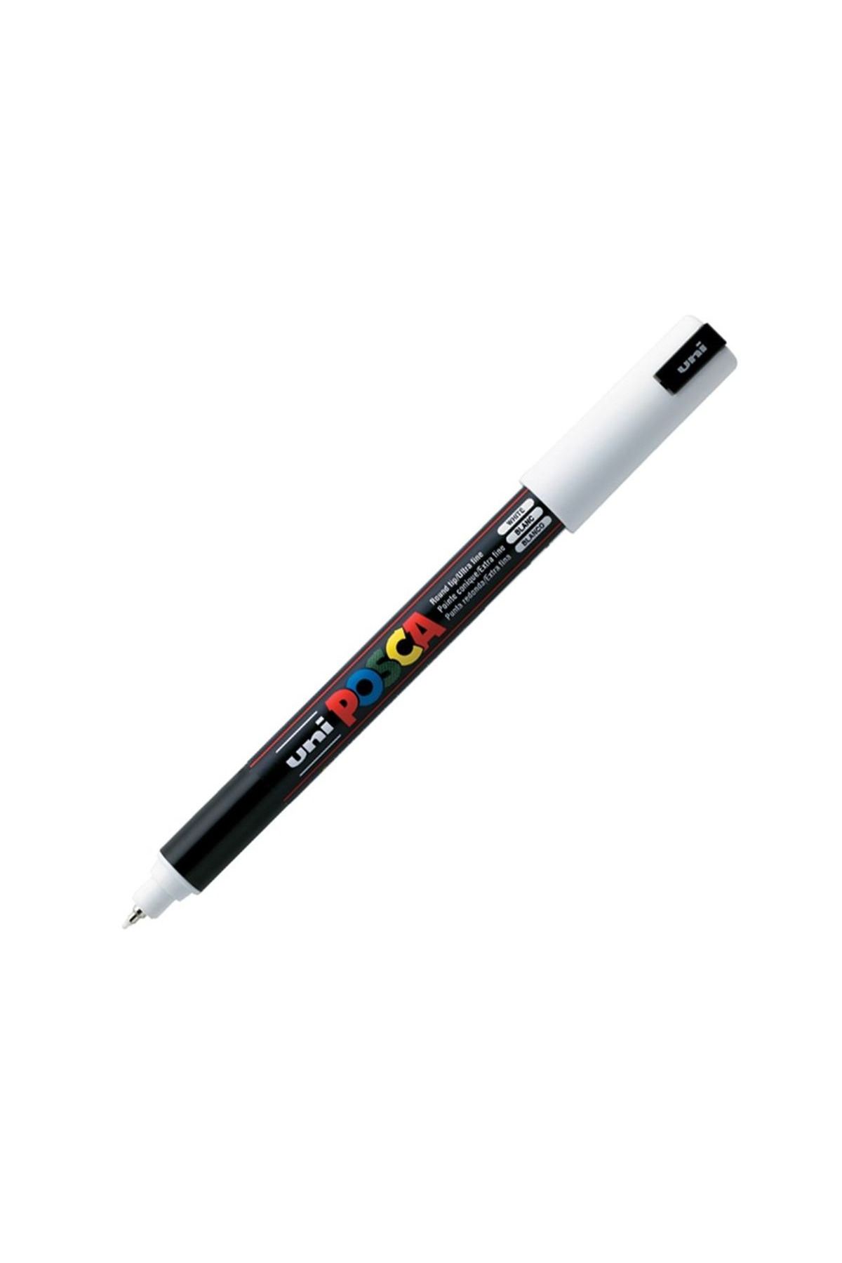 UNİ-BALL POSTER MARKÖRÜ POSCA PC-1MR 07 BEYAZ 6 LI PAKET