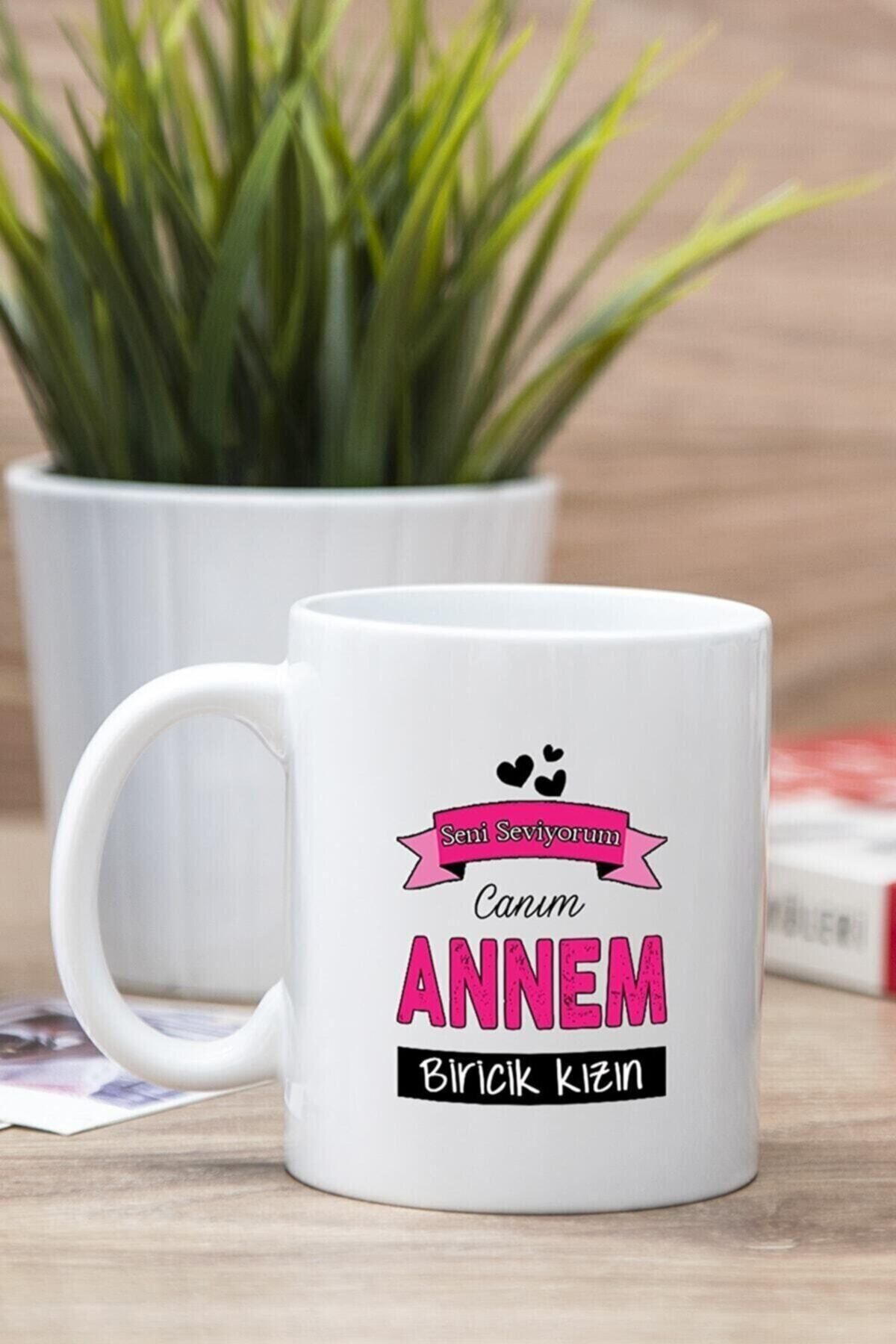 BİBANAPROMOSYON Anneler İçin Özel Tasarım Kupa