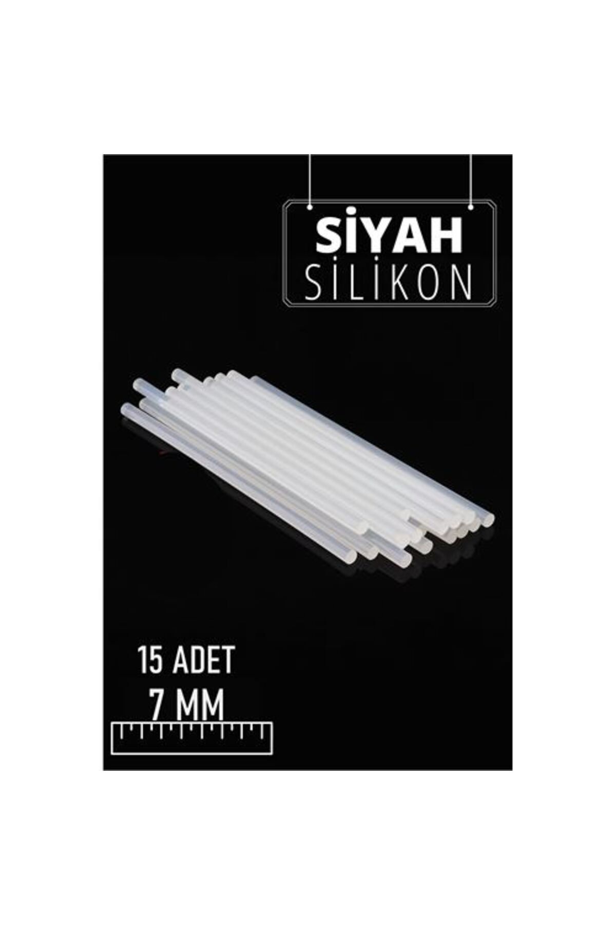 pazarella 7 mm 15 Adet Sıcak Silikon