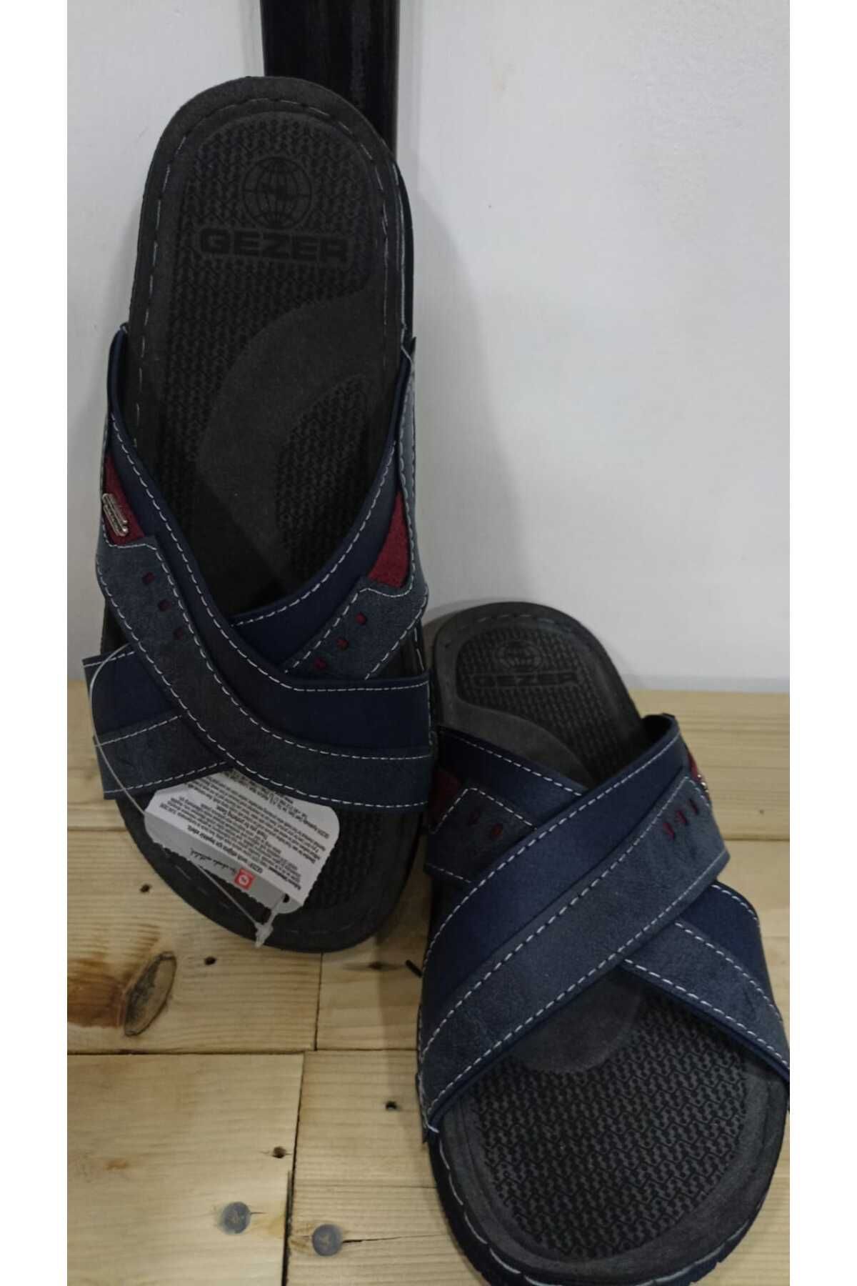 GEZER YENİ SEZON RAHAT TABAN ÇAPRAZ BAĞLI GÜNLÜK YAZLIK ERKEK TERLİK