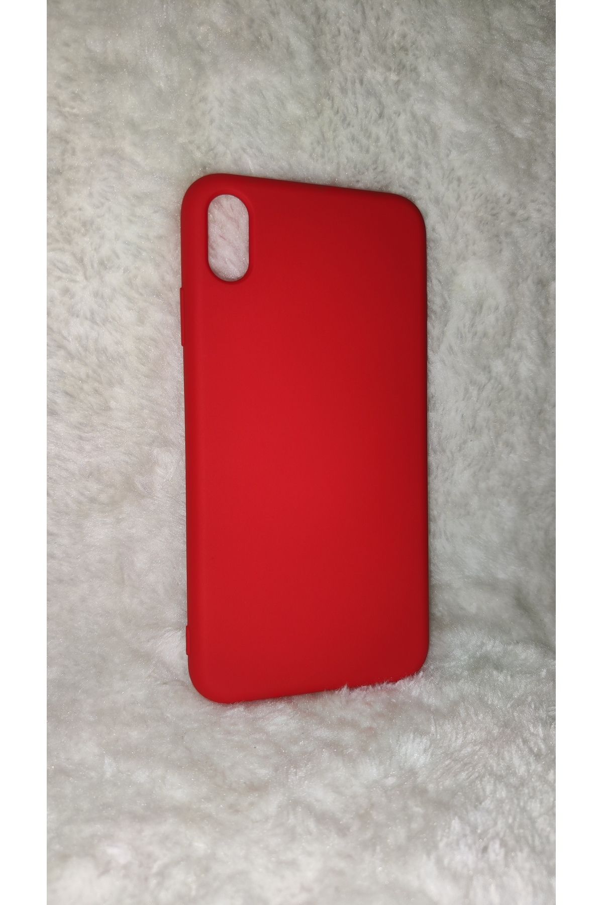 QEM IPHONE XS MAX YUMUŞAK DOKULU LANSMAN KILIF