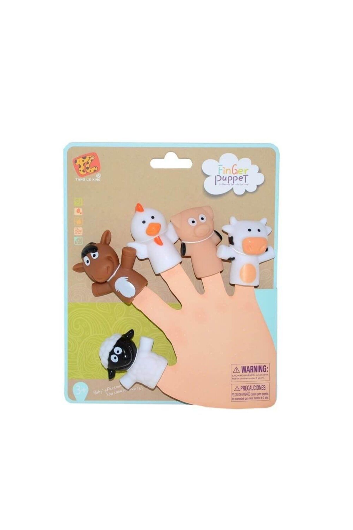 gnsstore KZLKY HAYVAN FİGÜRLÜ PARMAK KUKLA