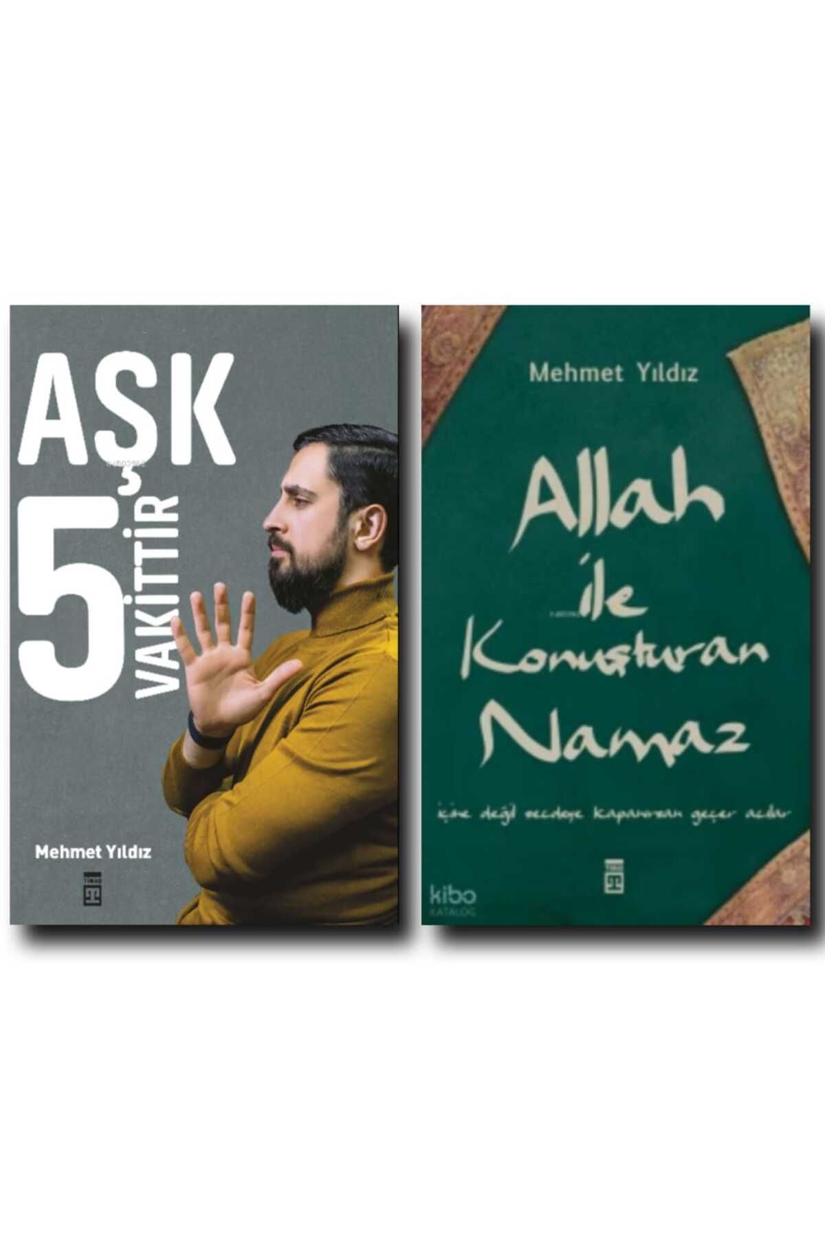 Timaş Yayınları MEHMET YILDIZ 2 KİTAP SETİ/ AŞK 5 VAKİTTİR/ ALLAH İLE KONUŞTURAN NAMAZ