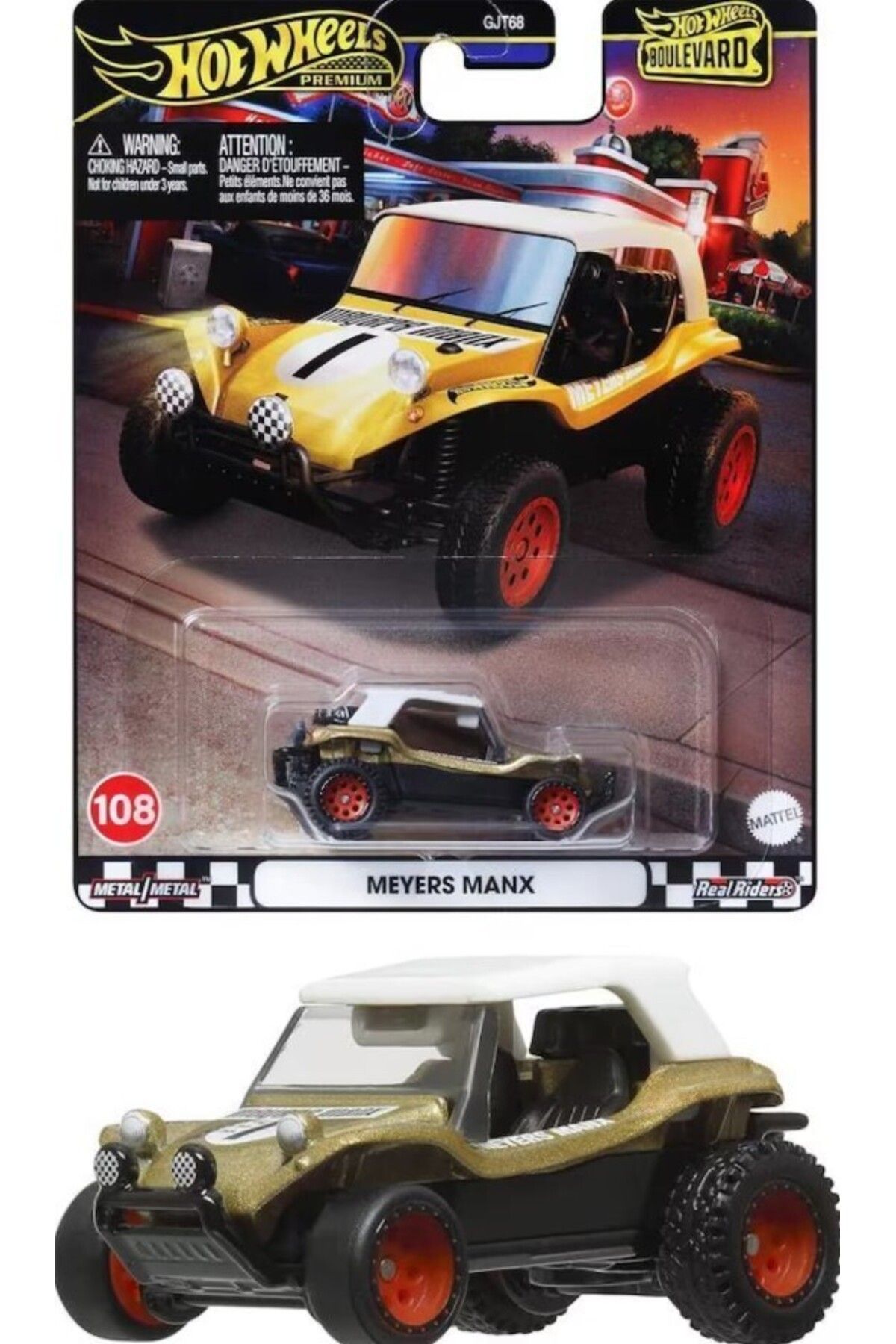 fiyora Hot Wheels Boulevard Premium Tekli Arabalar - Meyers Manx