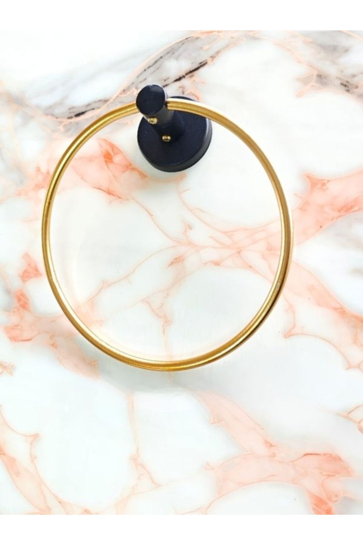 Aktel Banyo Gold Yuvarlak Daire Havluluk