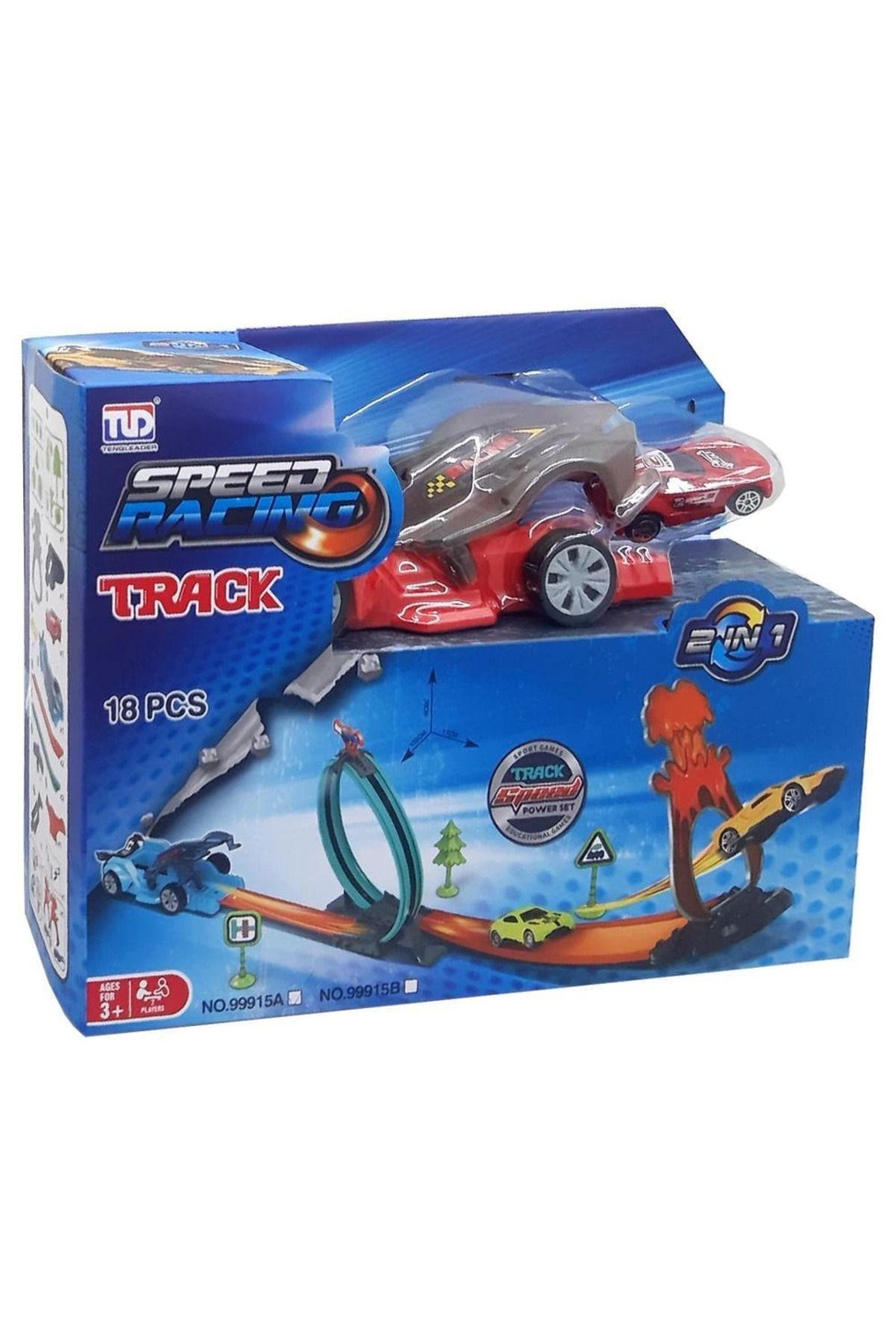 gnsstore Araba Ve Yol Oyun Seti̇ Volkan
