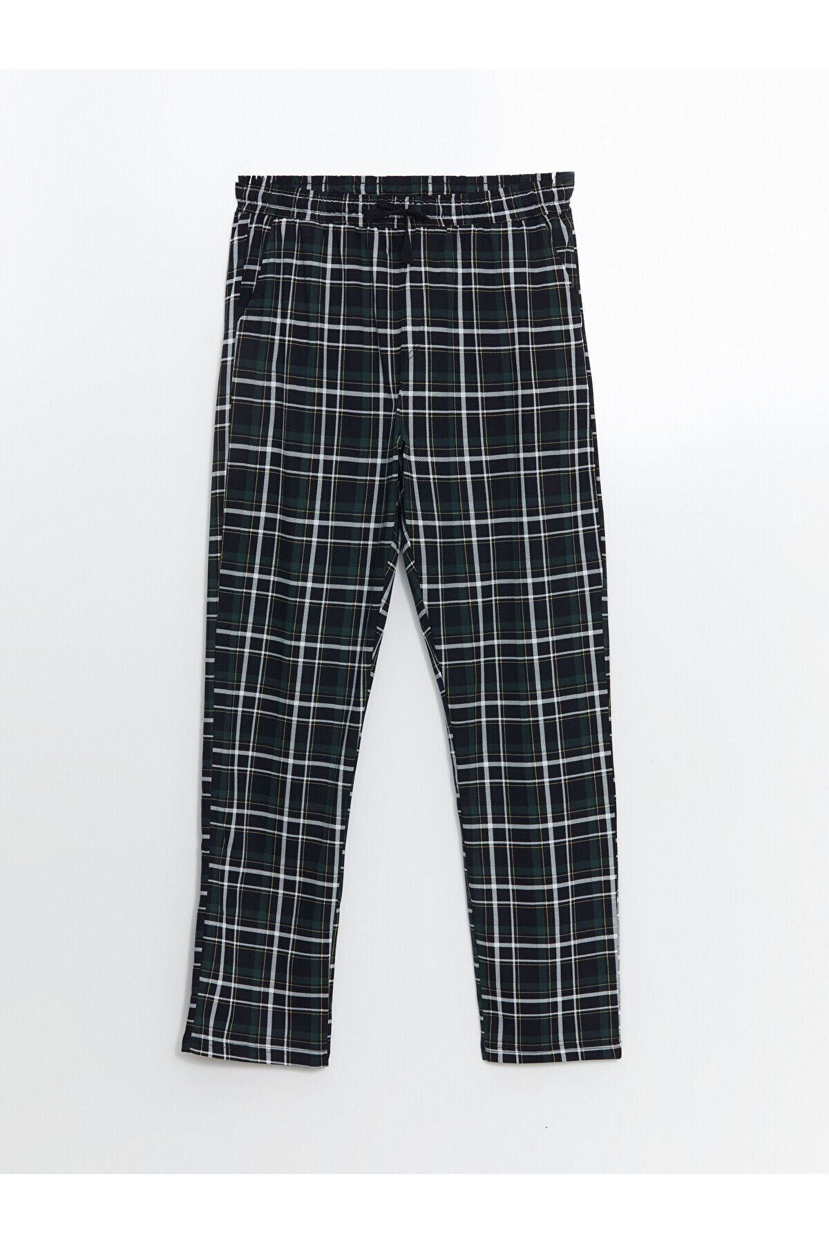 LC Waikiki Standart Kalıp Ekose Erkek Pijama Alt