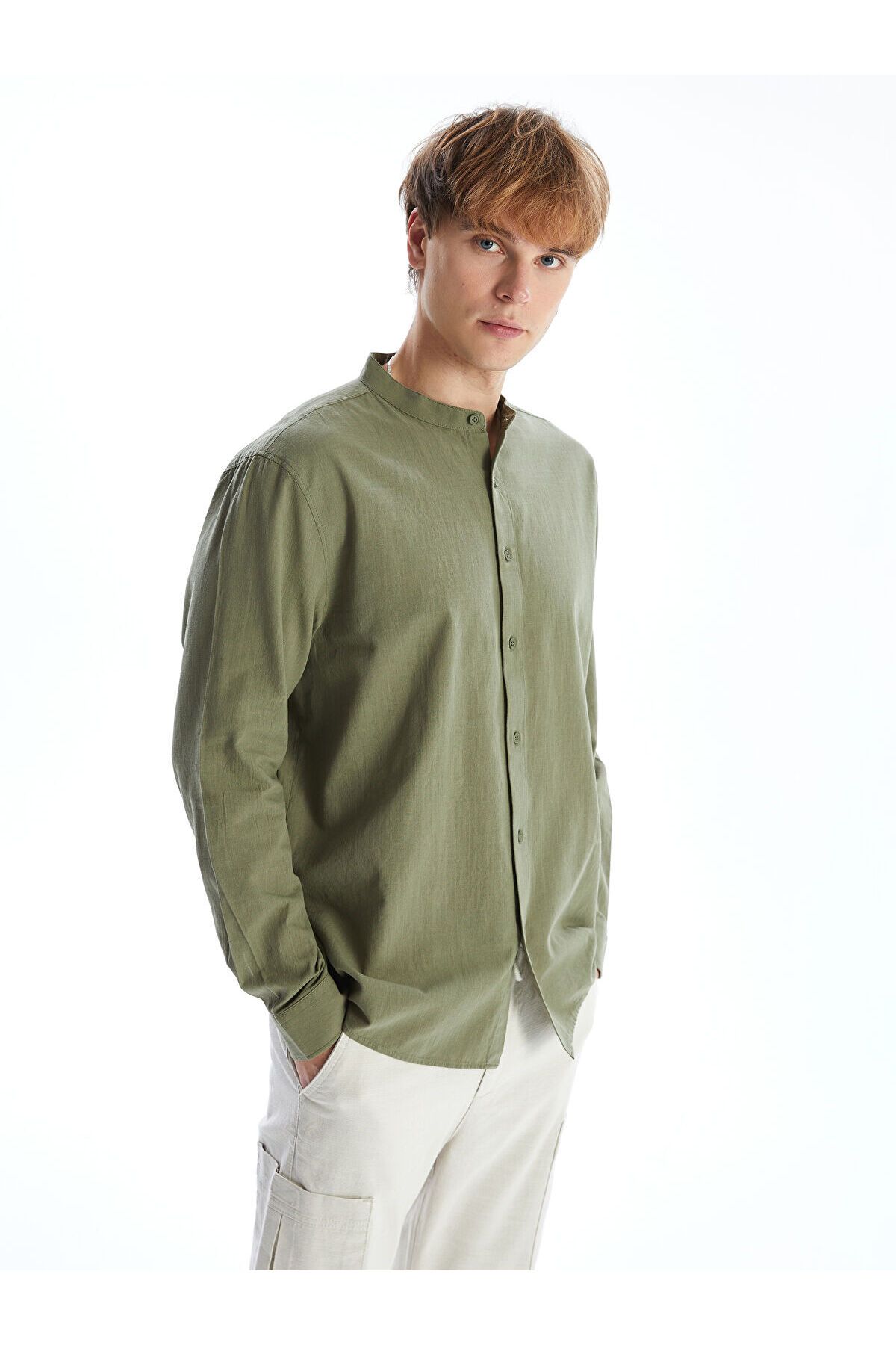 LC Waikiki Regular Fit Uzun Kollu Poplin Erkek Gömlek
