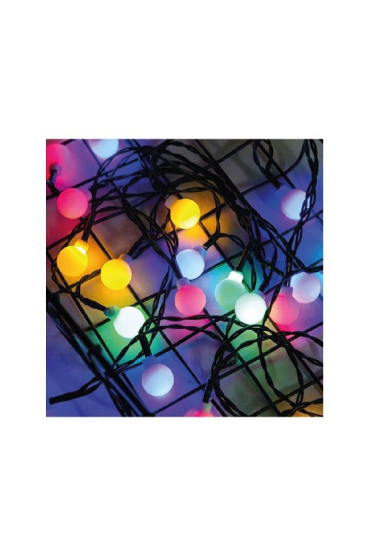BYR Fırsat Byr 3M 20 Led Beyaz Top Rgb Işık Pilli 2 Kademeli Yeni