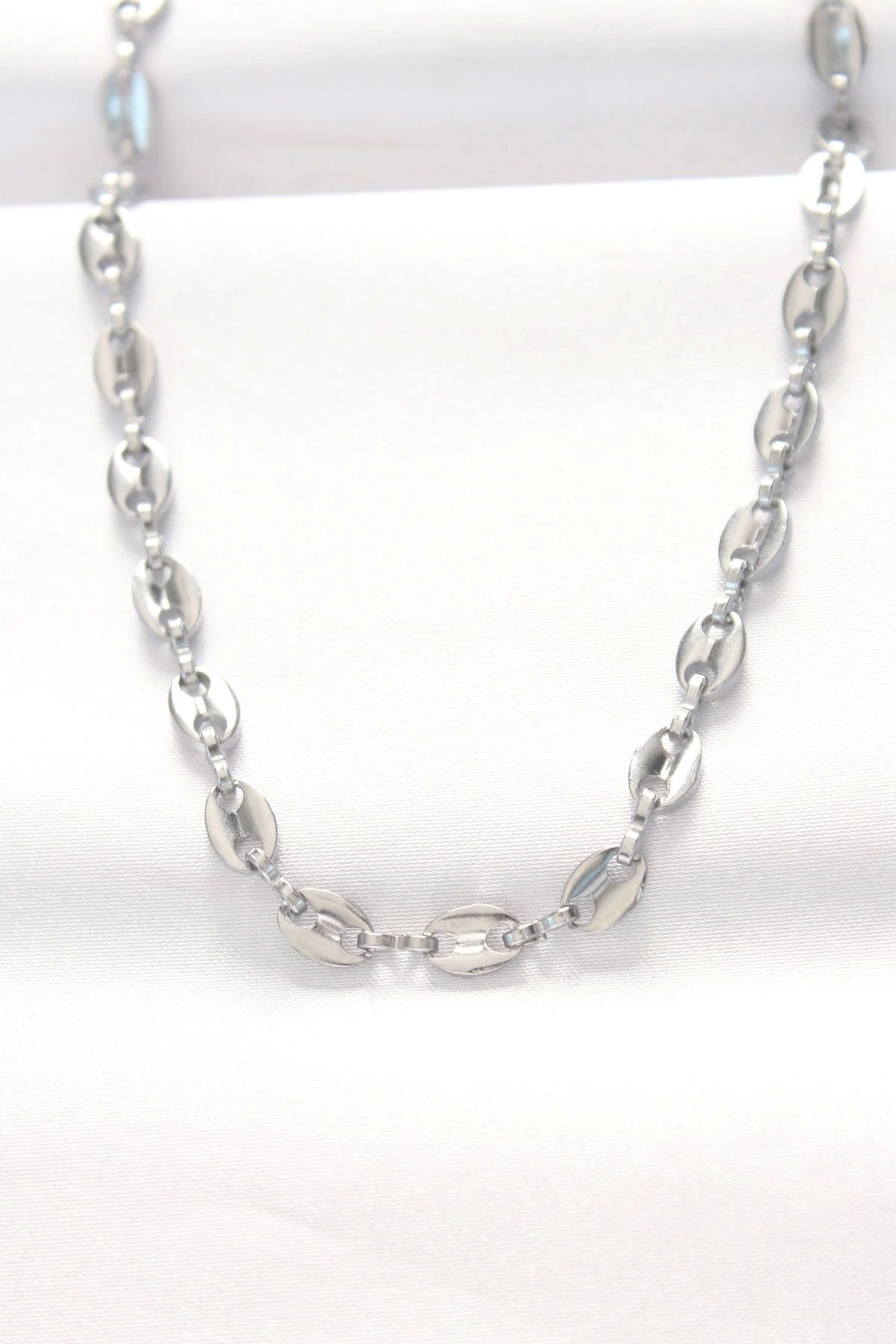 Clariss 316L Çelik Silver Renk Gemici Zincir Kolye
