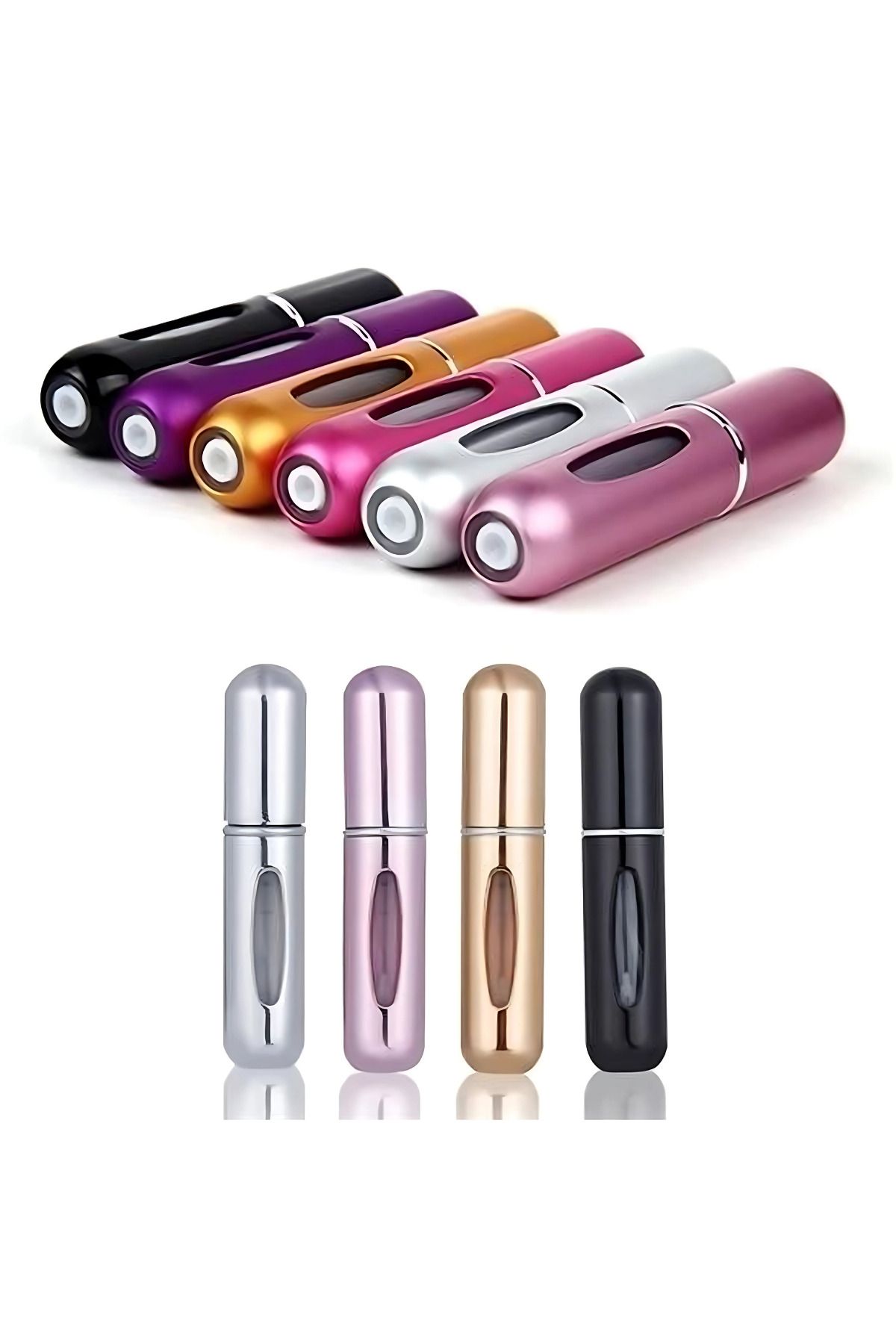 satior Cep Parfüm Şişesi 5ml Doldurulabilir Mini Küçük Boş Parfüm Doldurma Şişesi Cep Boy