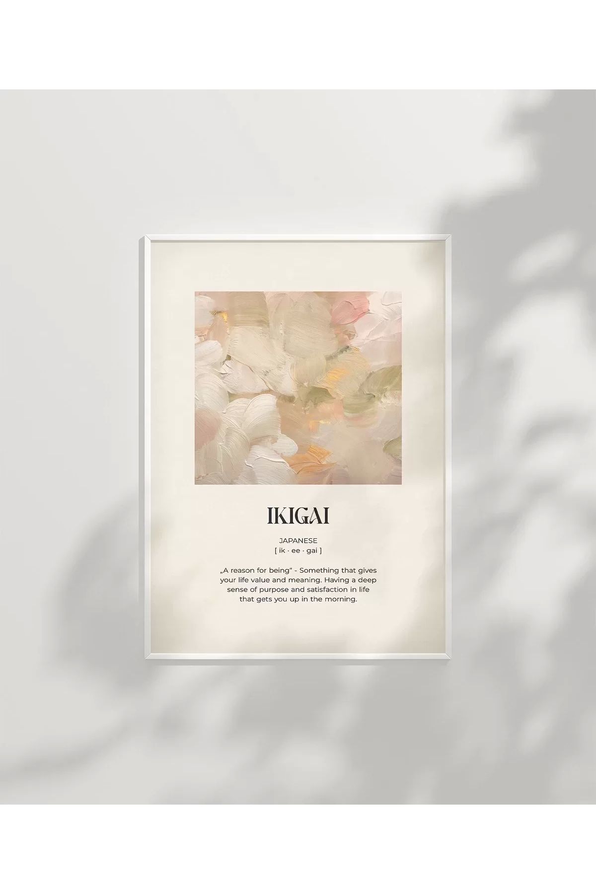 VOGLOO Çerçevesiz Poster Hayatın Sebebi