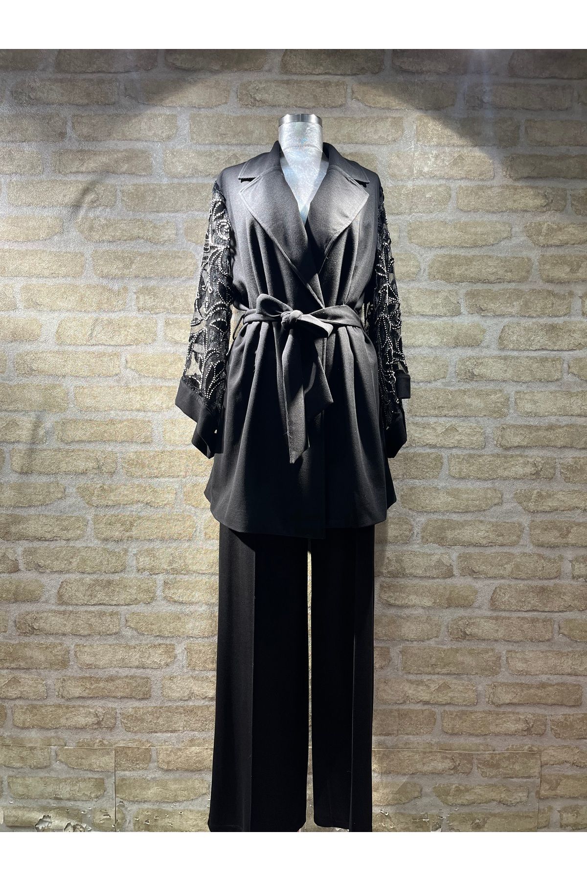 Francesca Gazzella 43810 Kimono Pantolon Abiye Takım