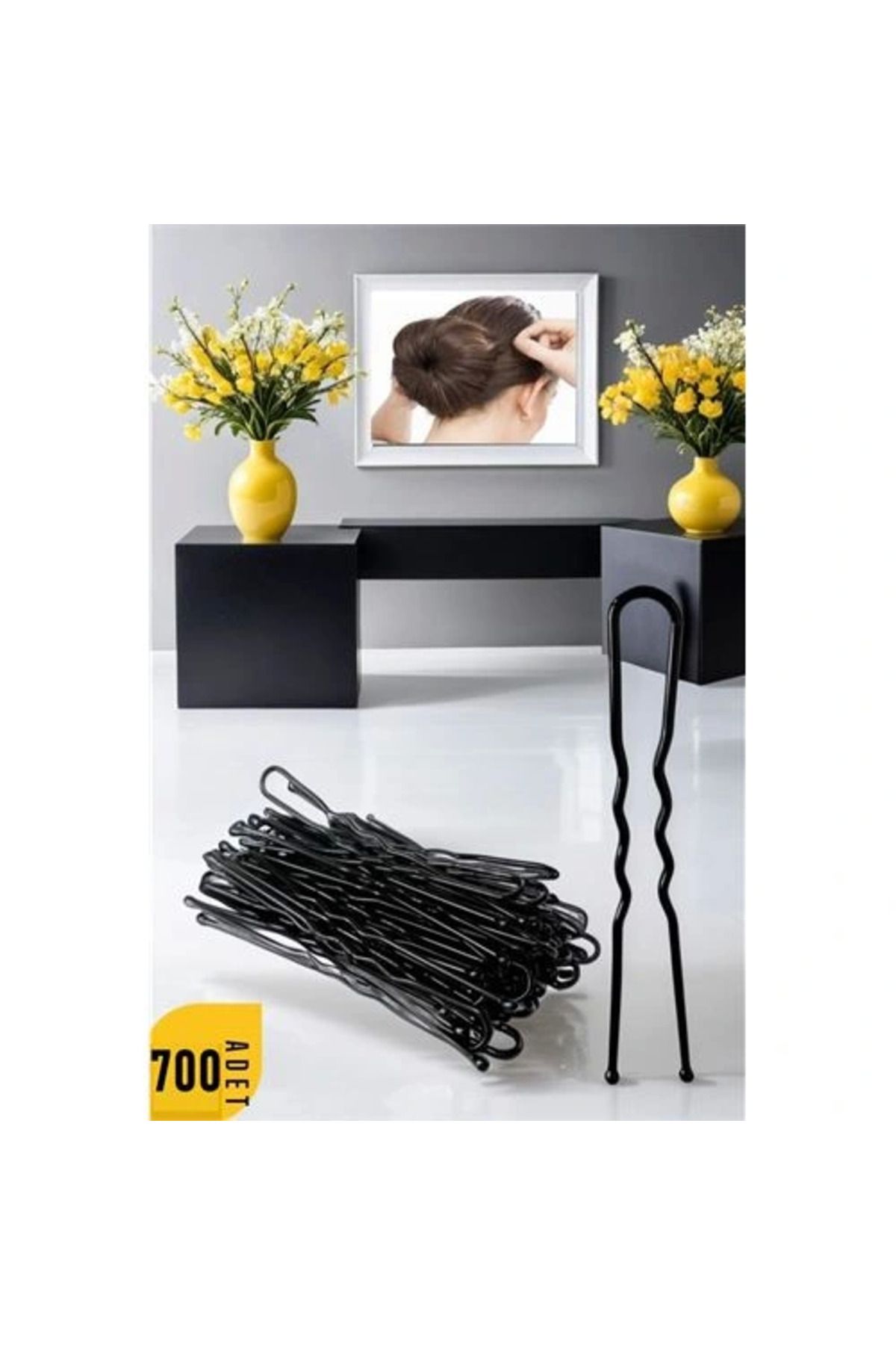 tammarket Milanes 700 Adet 5 cm Siyah Firkete