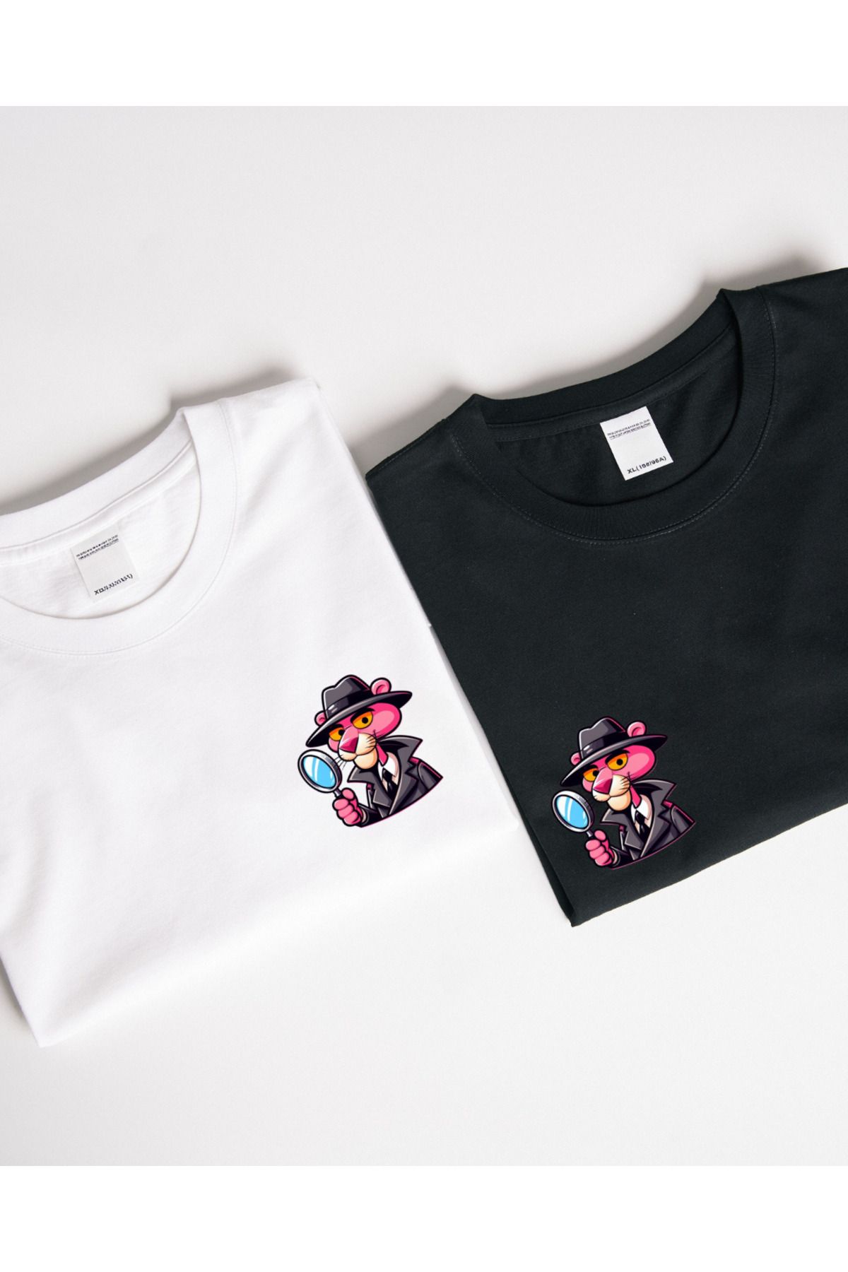 Ebiidesign Pink Panter Tasarımlı Baskılı T-Shirt