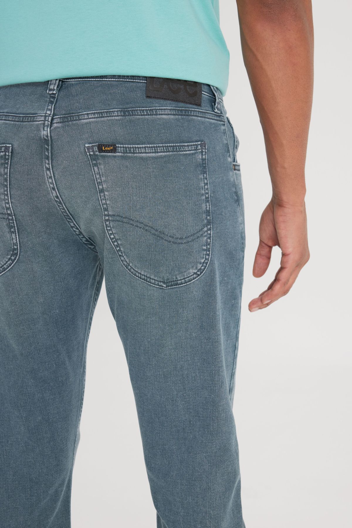 شلوار جین آبی مردانه Luke Slim Fit معمولی انعطاف پذیر Lee
