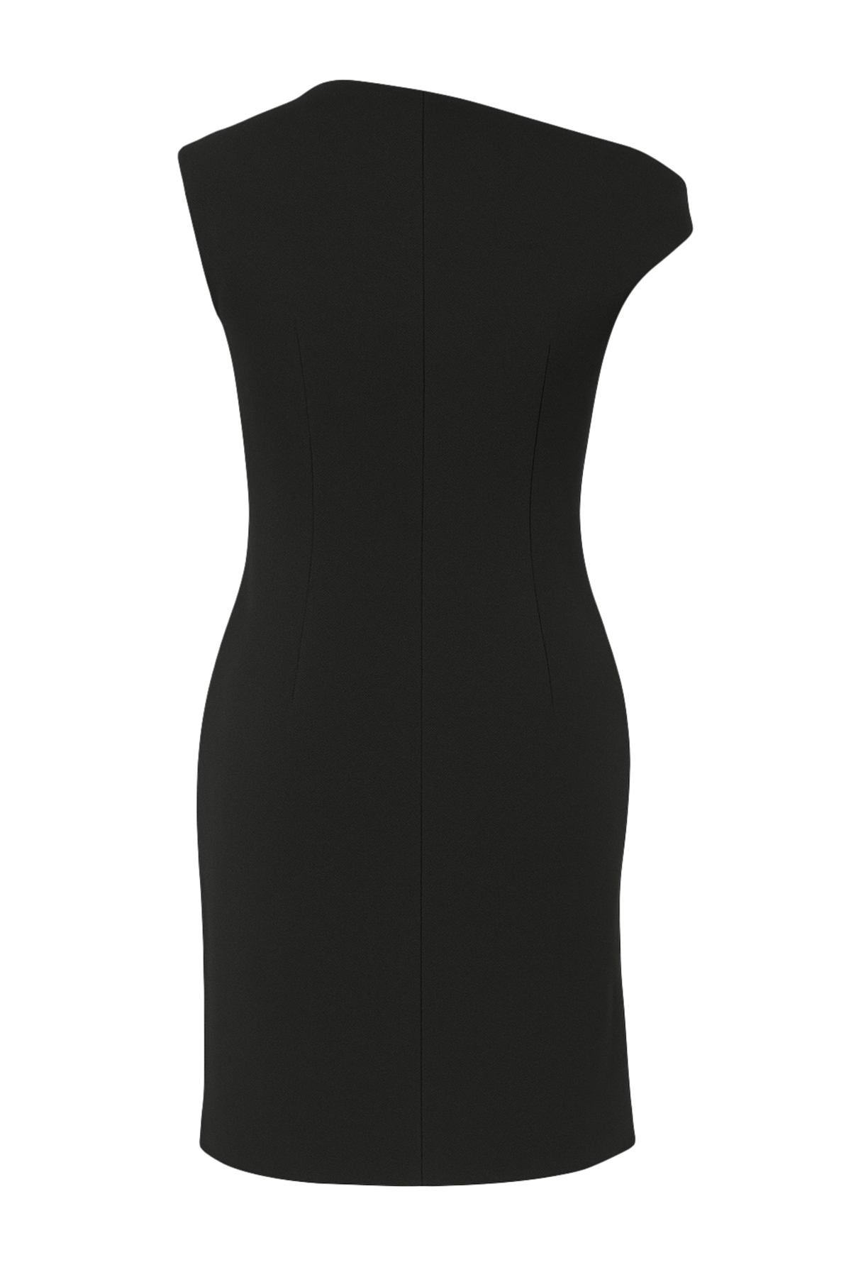 Trendyolmilla  Siyah Vücuda Oturan Mini Dokuma Elbisesi TWOSS25EL00766 - Görsel 6