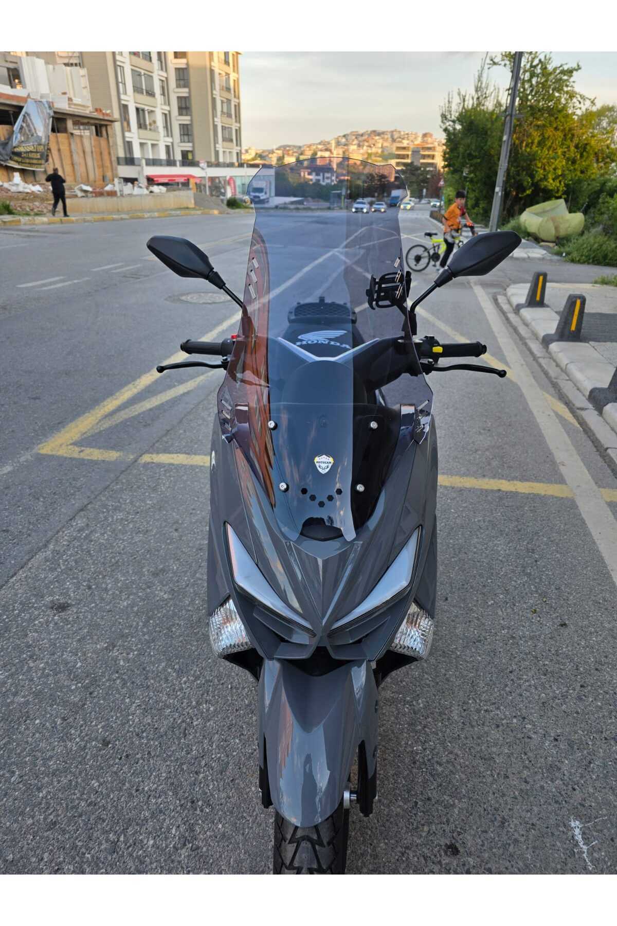 Revolt RSX4 Siperlik Ön Cam 2022-2025 Model 75cm Füme Renkli 4mm ORTA BOYLU