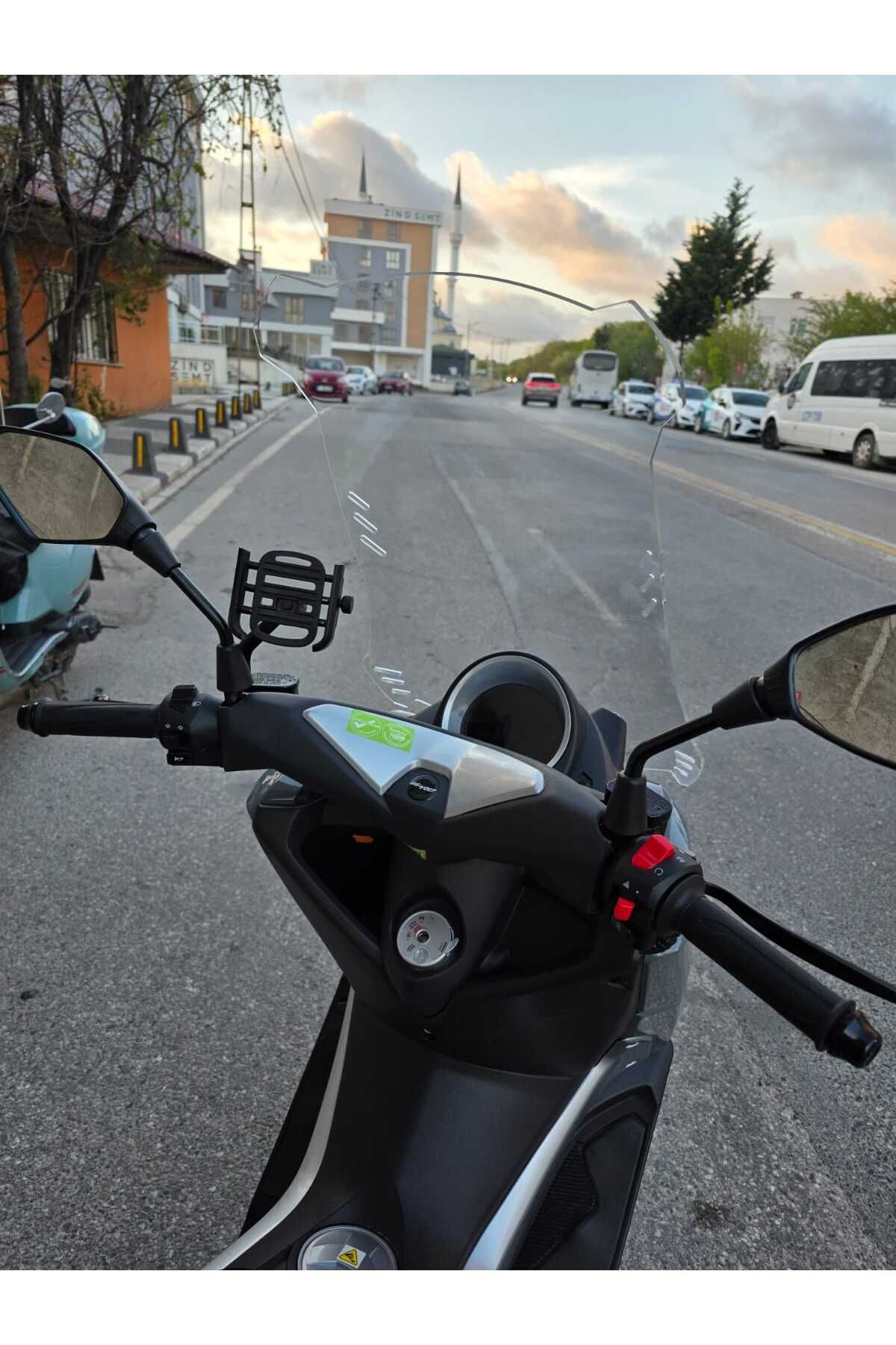 Revolt RSX4 Siperlik Ön Cam 2022-2025 Model 75cm Şeffaf Renkli 4mm ORTA BOYLU